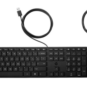 HP Przewodowa mysz i klawiatura 320MK do komputerów biurkowych