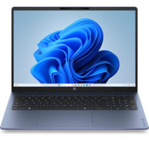 HP OmniBook 3 Laptop AI 16-bw0004nwx AMD Ryzen AI 7 250 40,6 cm (16") 2K 16 GB DDR5-SDRAM 512 GB SSD Wi-Fi 6 (802.11ax) Windows 11 Home AI PC Niebieski, Szary