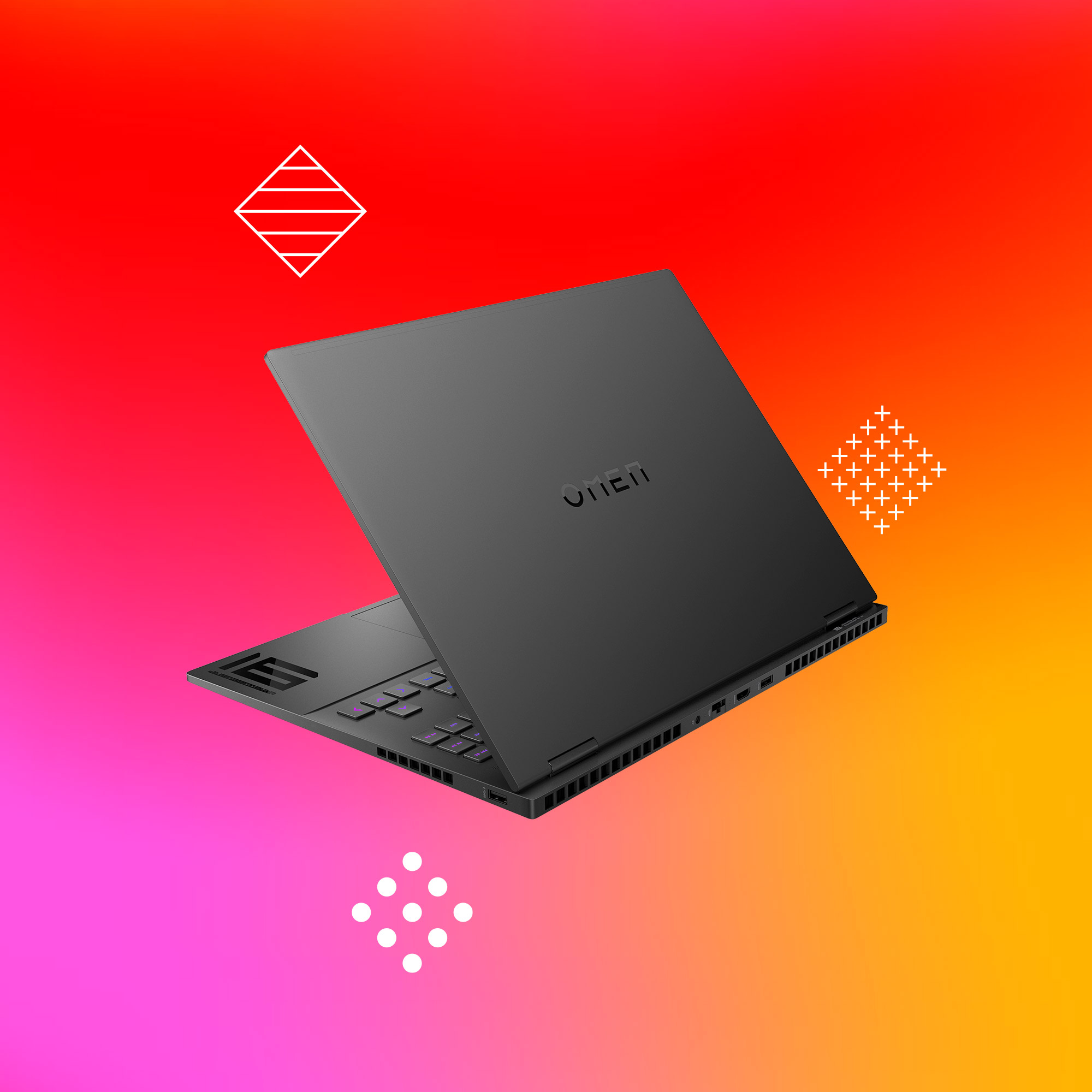HP OMEN 16-u1828nw Intel® Core™ i7 i7-14700HX Laptop 40,6 cm (16") 2K 32 GB DDR5-SDRAM 1 TB SSD NVIDIA GeForce RTX 4070 Wi-Fi 7 (802.11be) Windows 11 Home Czarny - obrazek 4