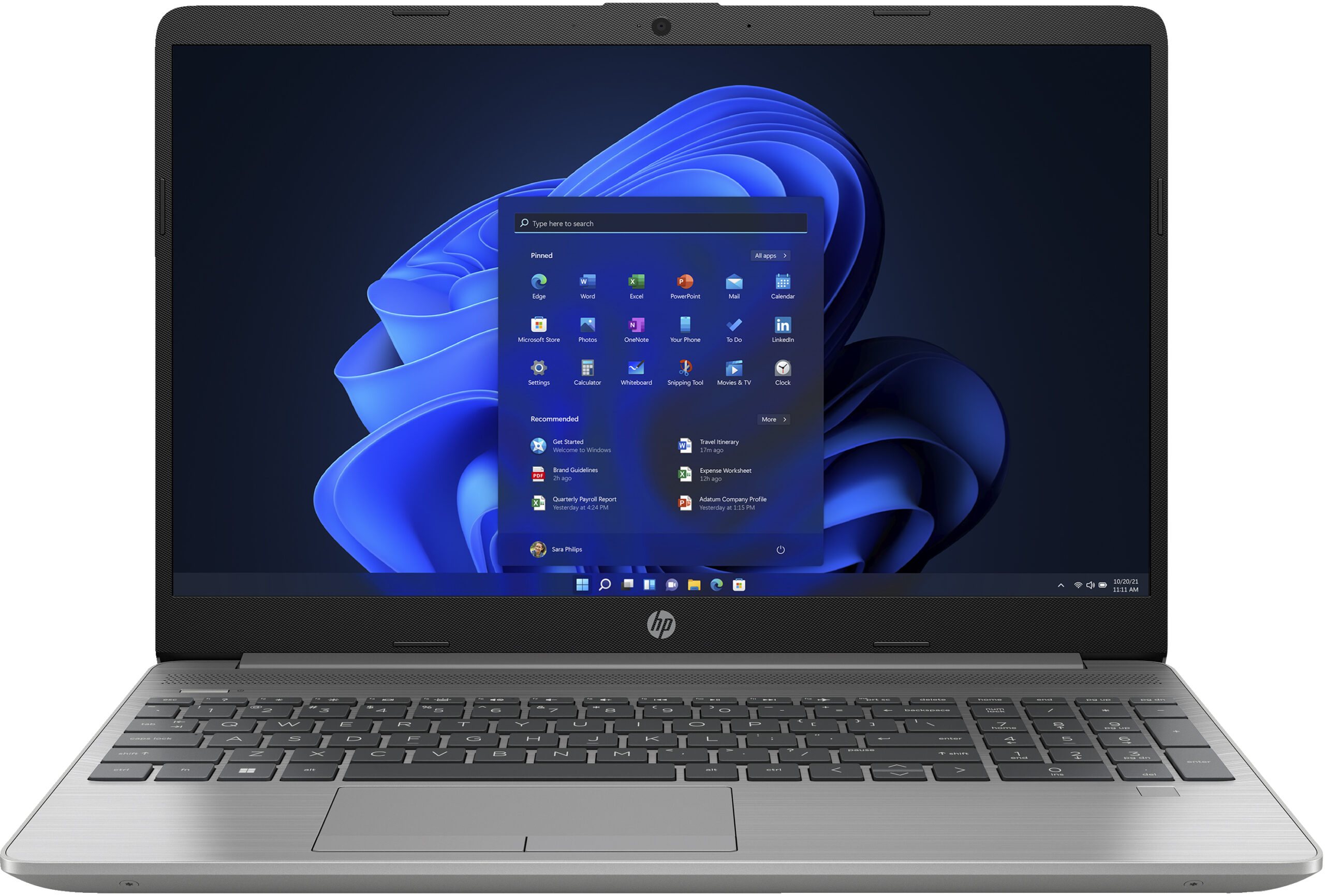HP 250 G9 Intel® Core™ i5 i5-1235U Laptop 39,6 cm (15.6") Full HD 16 GB DDR4-SDRAM 512 GB SSD Wi-Fi 5 (802.11ac) Windows 11 Home Srebrny