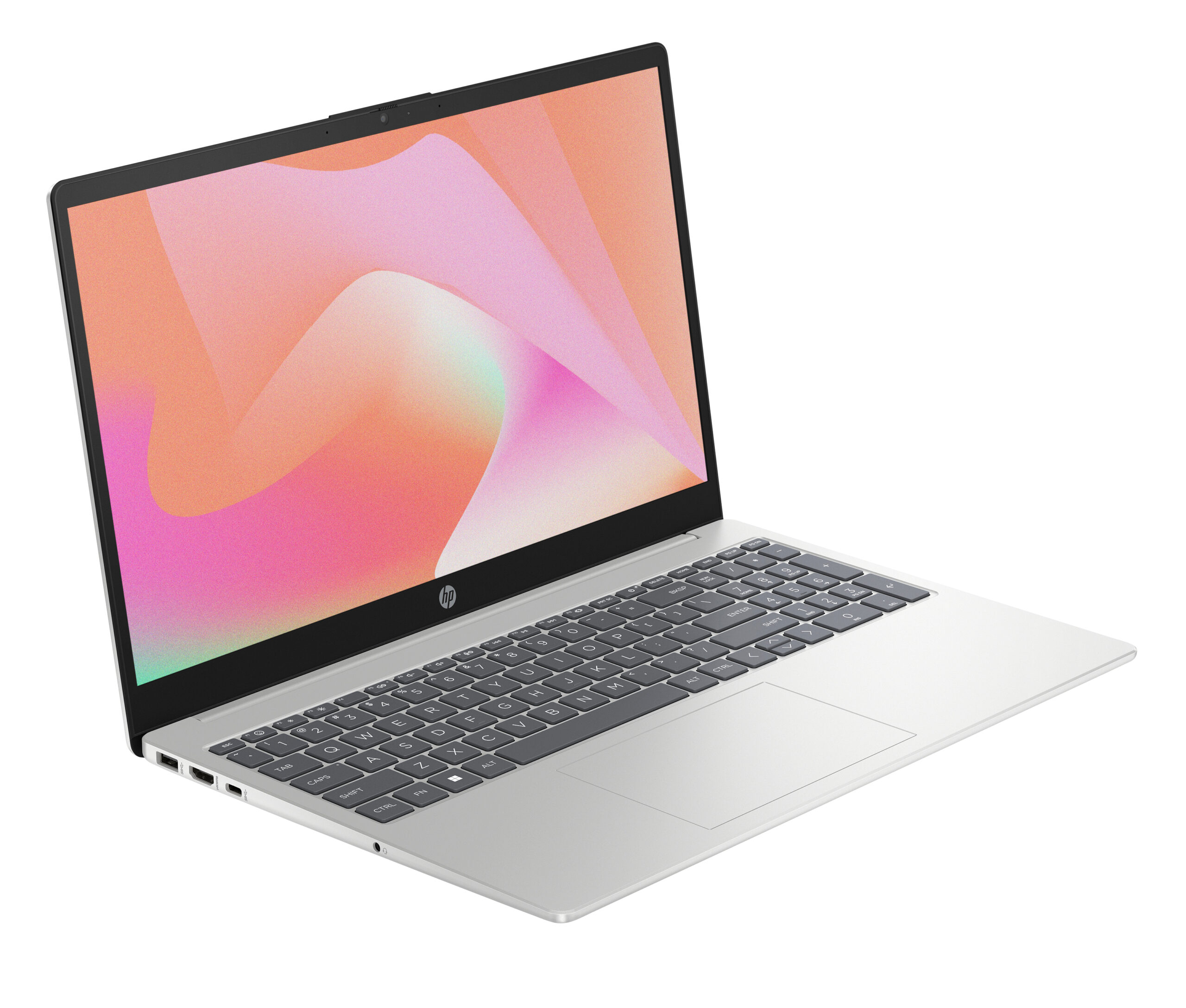 HP 15-fd1067nw Intel Core Ultra 7 155H Laptop 39,6 cm (15.6") Full HD 24 GB DDR5-SDRAM 512 GB SSD Wi-Fi 6 (802.11ax) Free DOS AI PC Srebrny - obrazek 2