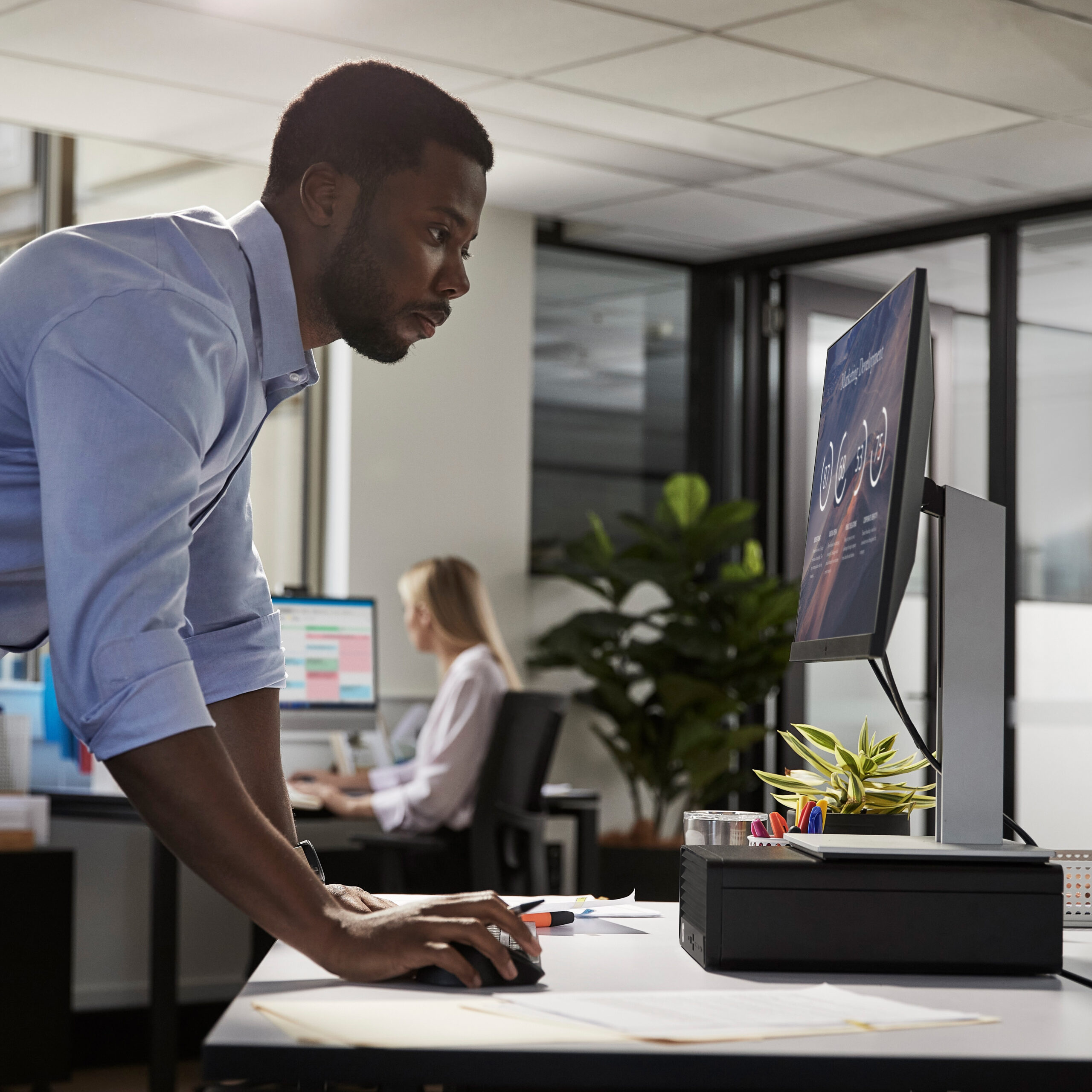 HP Pro 400 G9 Intel® Core™ i3 i3-13100 16 GB DDR4-SDRAM 512 GB SSD Windows 11 Pro SFF PC Czarny - obrazek 5