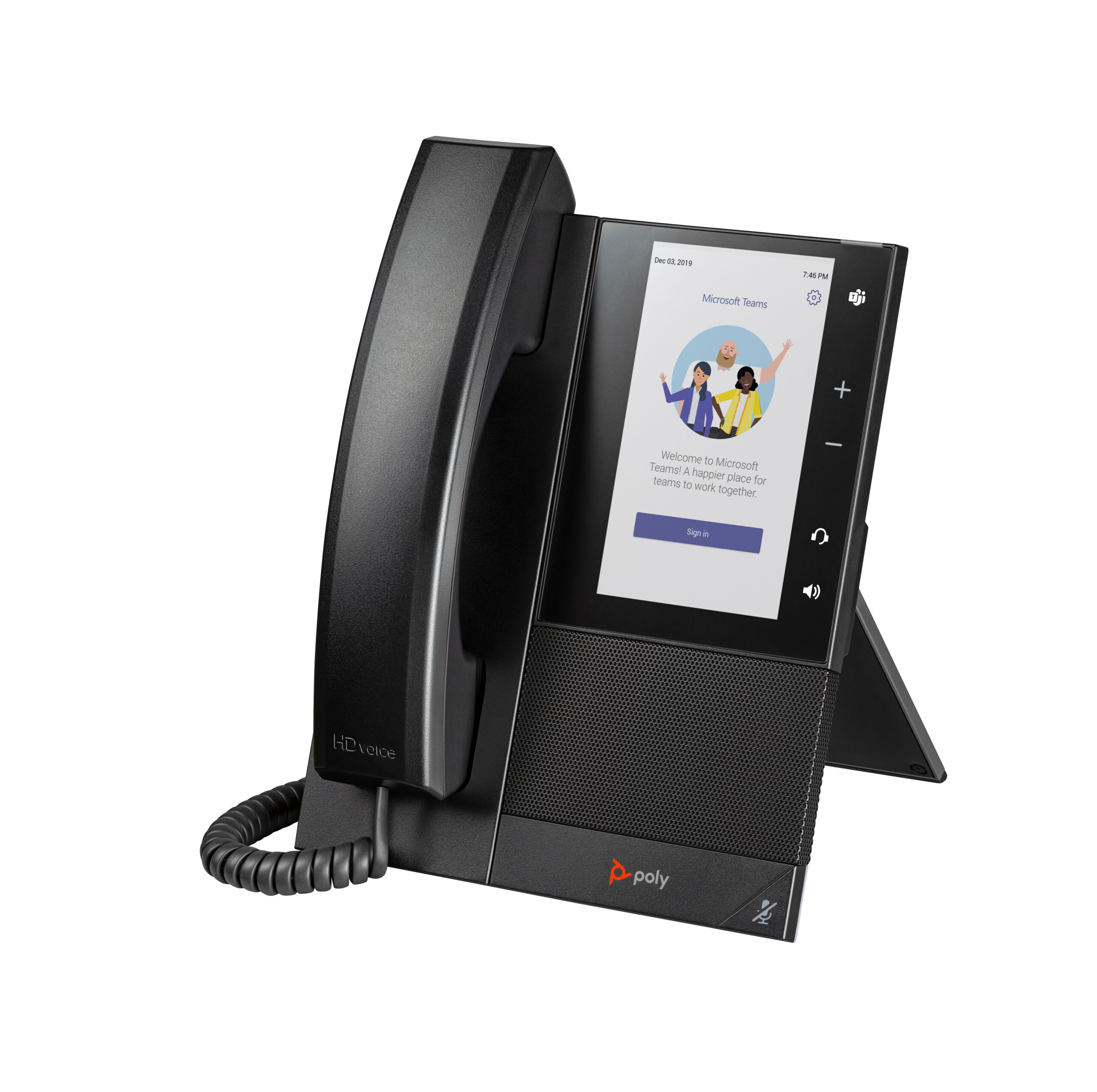 HP Poly Biznesowy telefon multimedialny Poly CCX 505 do aplikacji Microsoft Teams, z obsługą PoE - obrazek 5