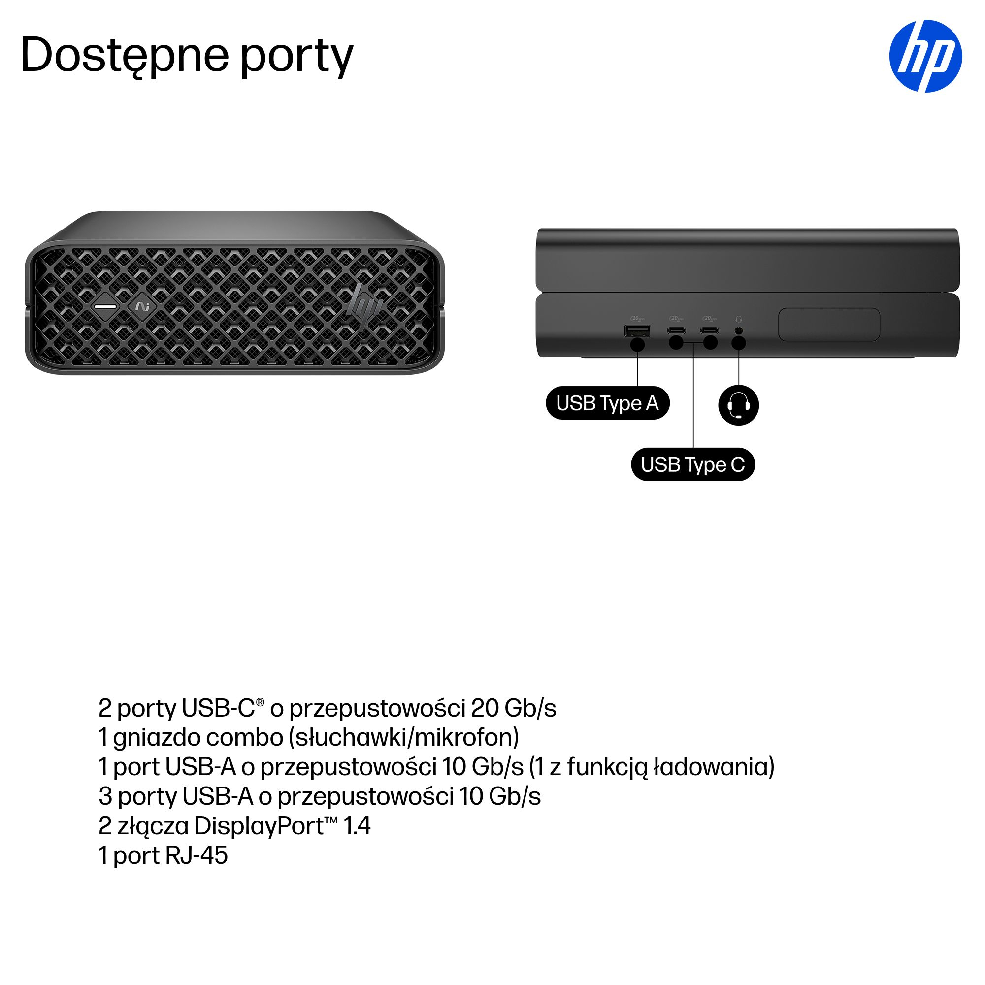 HP Z2 G1i Intel Core Ultra 7 265 32 GB DDR5-SDRAM 1 TB SSD NVIDIA RTX A1000 Windows 11 Pro Mini PC Stanowisko AI Workstation, AI PC Czarny - obrazek 4