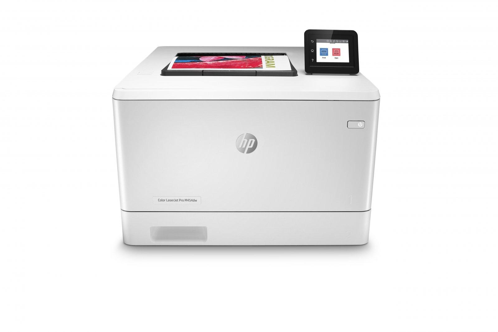 HP Color LaserJet Pro M454dw, Drukowanie, Drukowanie za pośrednictwem portu USB z przodu urządzenia; Drukowanie dwustronne - obrazek 2
