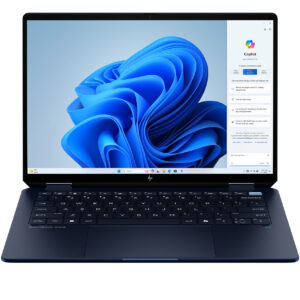 HP OmniBook Ultra Flip 14-fh0049nw Copilot+ PC Intel Core Ultra 7 258V Hybryda (2w1) 35,6 cm (14") Ekran dotykowy 3K 32 GB LPDDR5x-SDRAM 1 TB SSD Wi-Fi 7 (802.11be) Windows 11 Home Niebieski