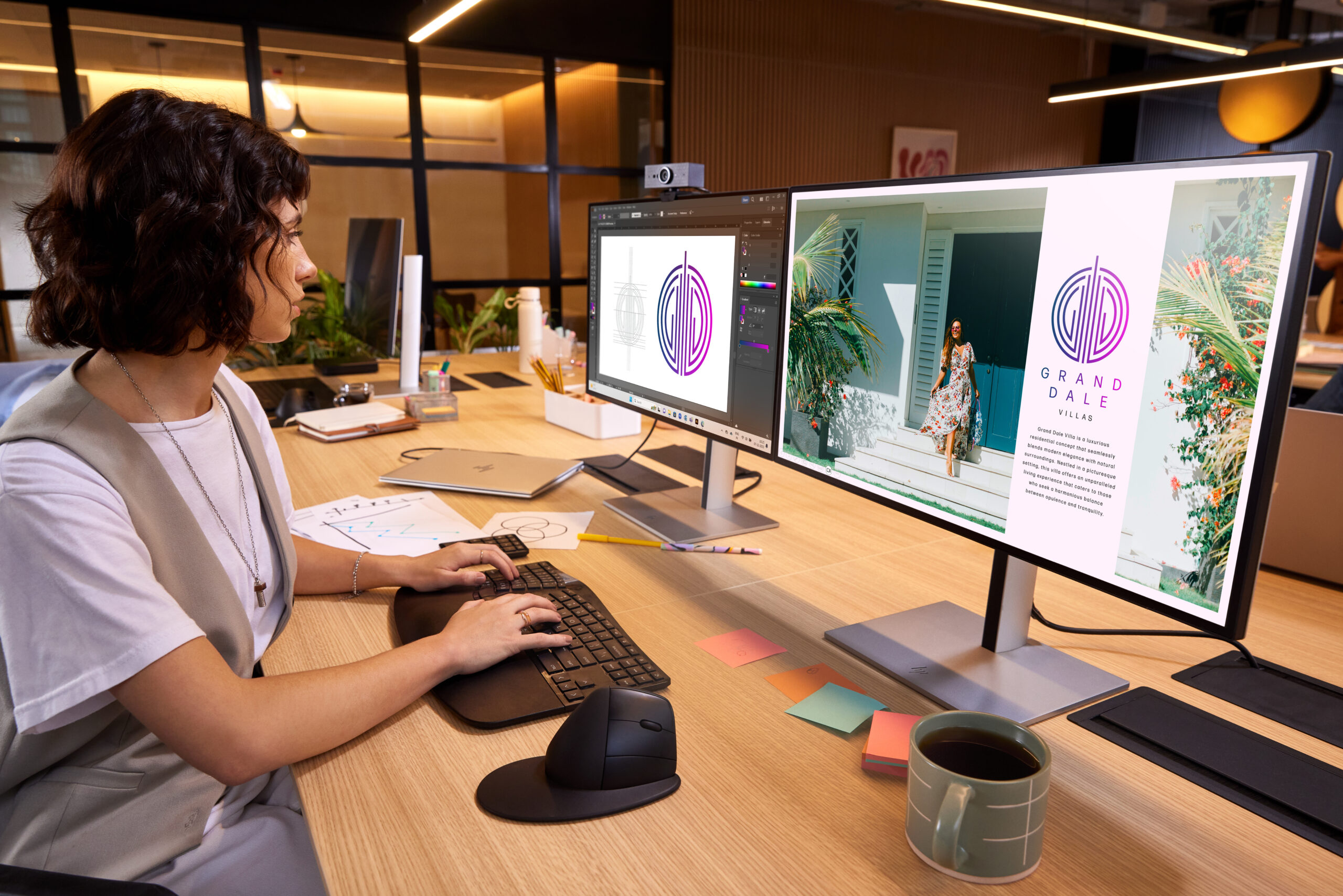 HP Series 7 Pro 27-calowy monitor Pro seria 7 QHD – 727pq, bez PVC - obrazek 4