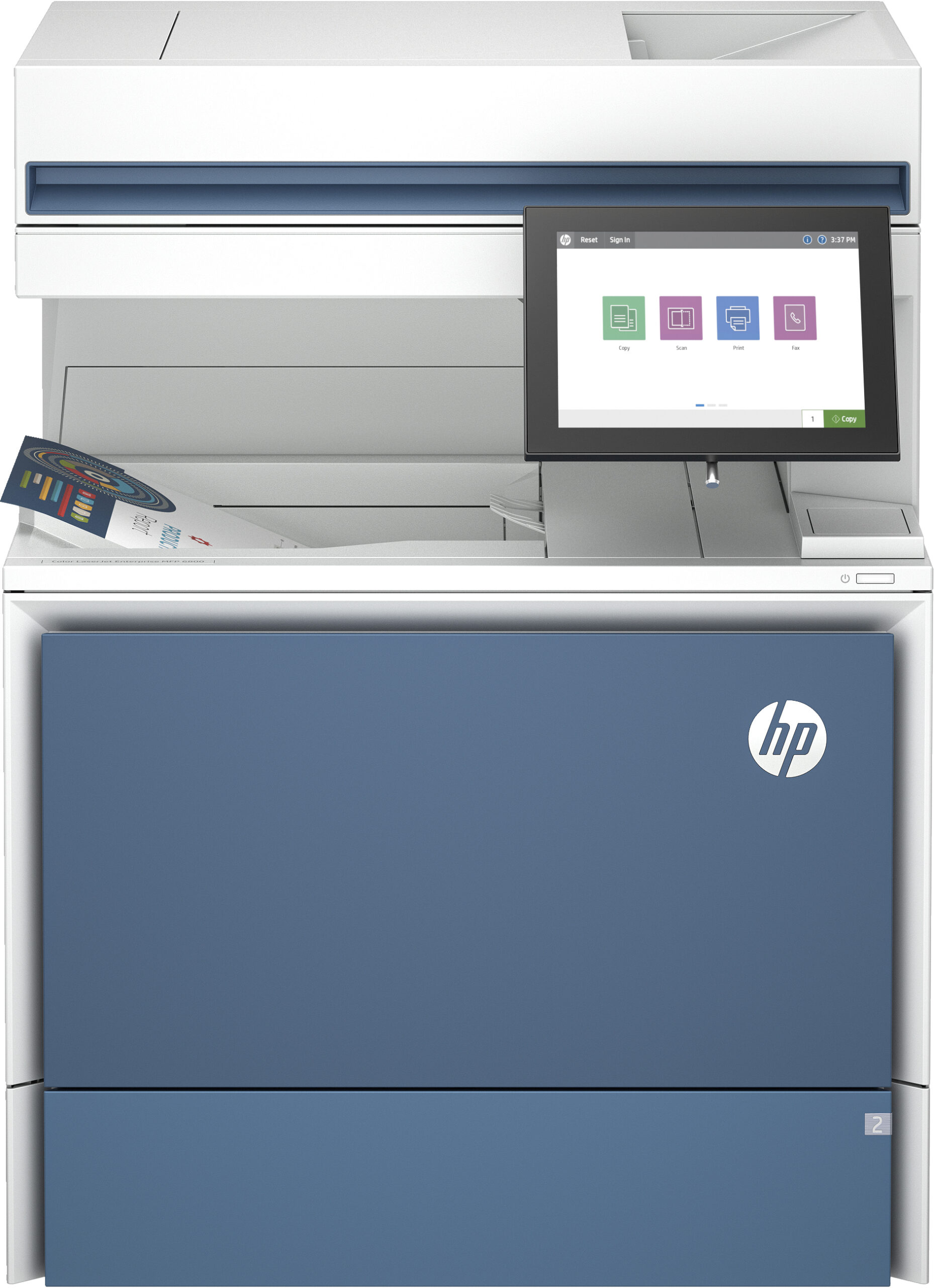 HP Color LaserJet Enterprise Urządzenie wielofunkcyjne 6800dn - obrazek 2