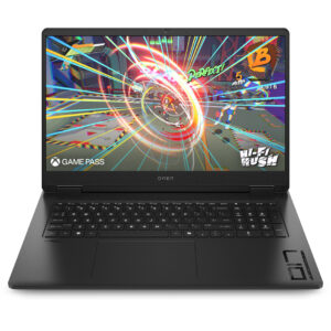 HP OMEN 17-db0128nw AMD Ryzen™ 5 8645HS Laptop 43,9 cm (17.3") Full HD 16 GB DDR5-SDRAM 512 GB SSD NVIDIA GeForce RTX 4060 Wi-Fi 6 (802.11ax) Windows 11 Home Czarny