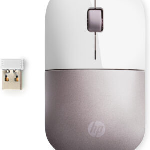 HP Mysz bezprzewodowa Z3700 (biała/różowa)
