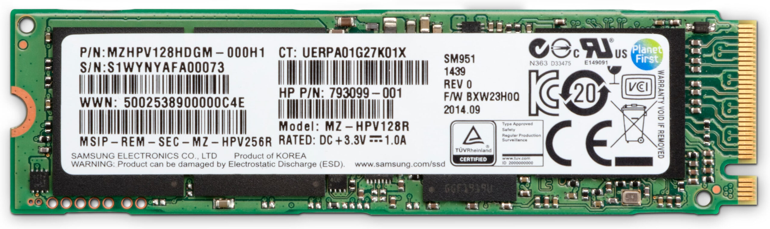 HP 512 GB 2280 M2 PCIe 3x4 DS NVME