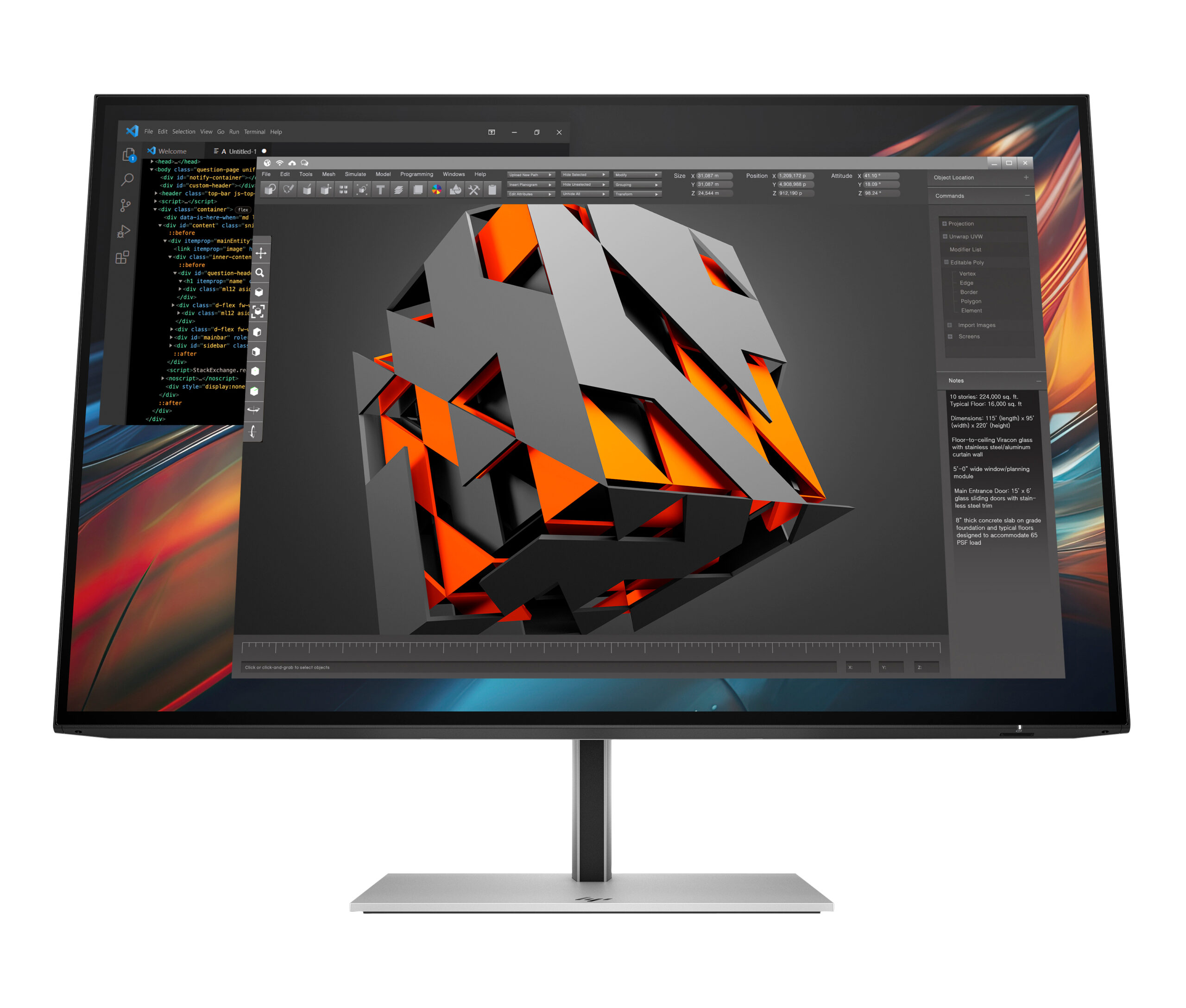 HP Series 7 Pro 24-calowy monitor Pro z serii 7 WUXGA USB-C – 724pu, bez PVC