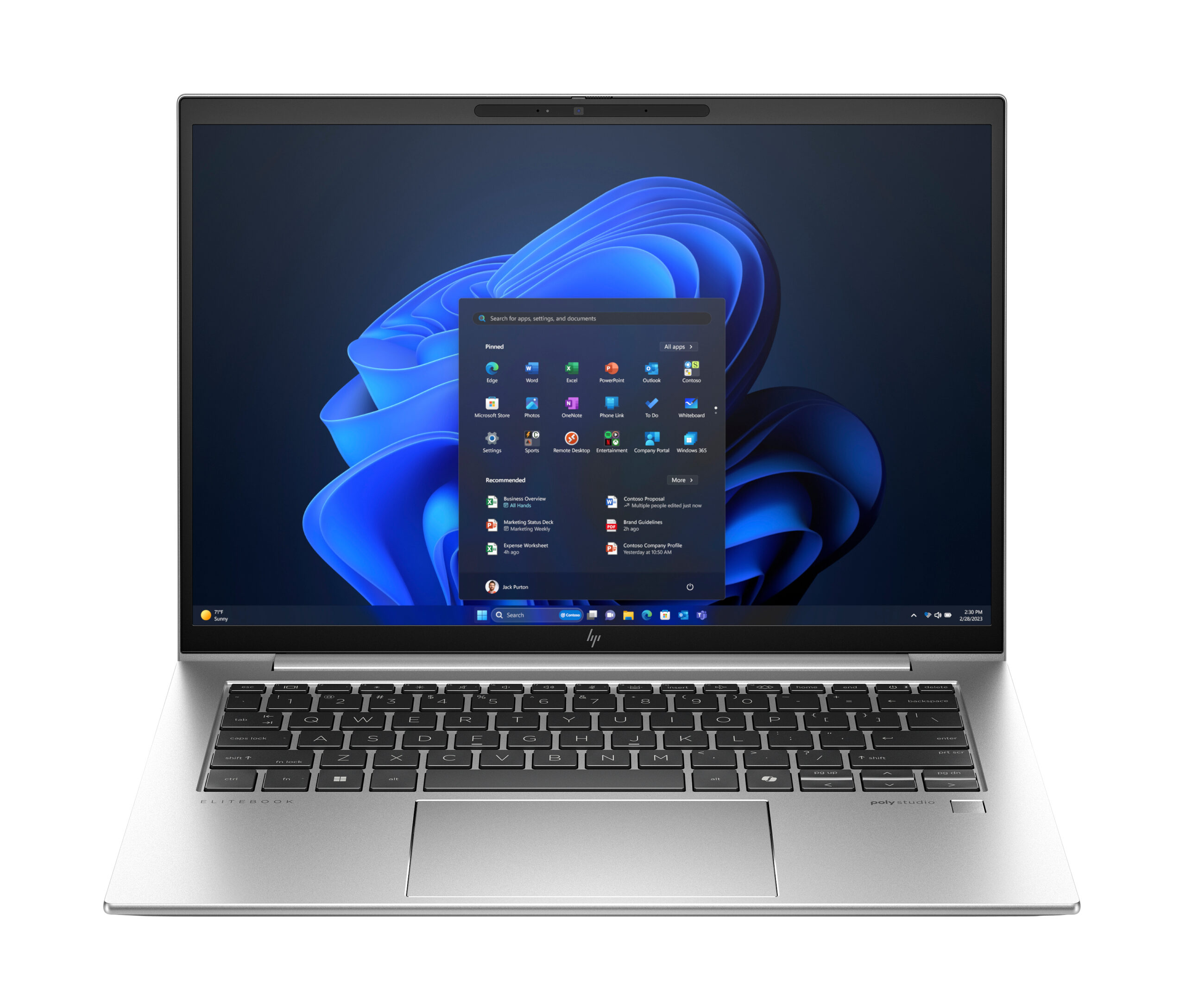 HP EliteBook 840 G11 Intel Core Ultra 7 155U Laptop 35,6 cm (14") WUXGA 16 GB DDR5-SDRAM 512 GB SSD Wi-Fi 6E (802.11ax) Windows 11 Pro AI PC Srebrny