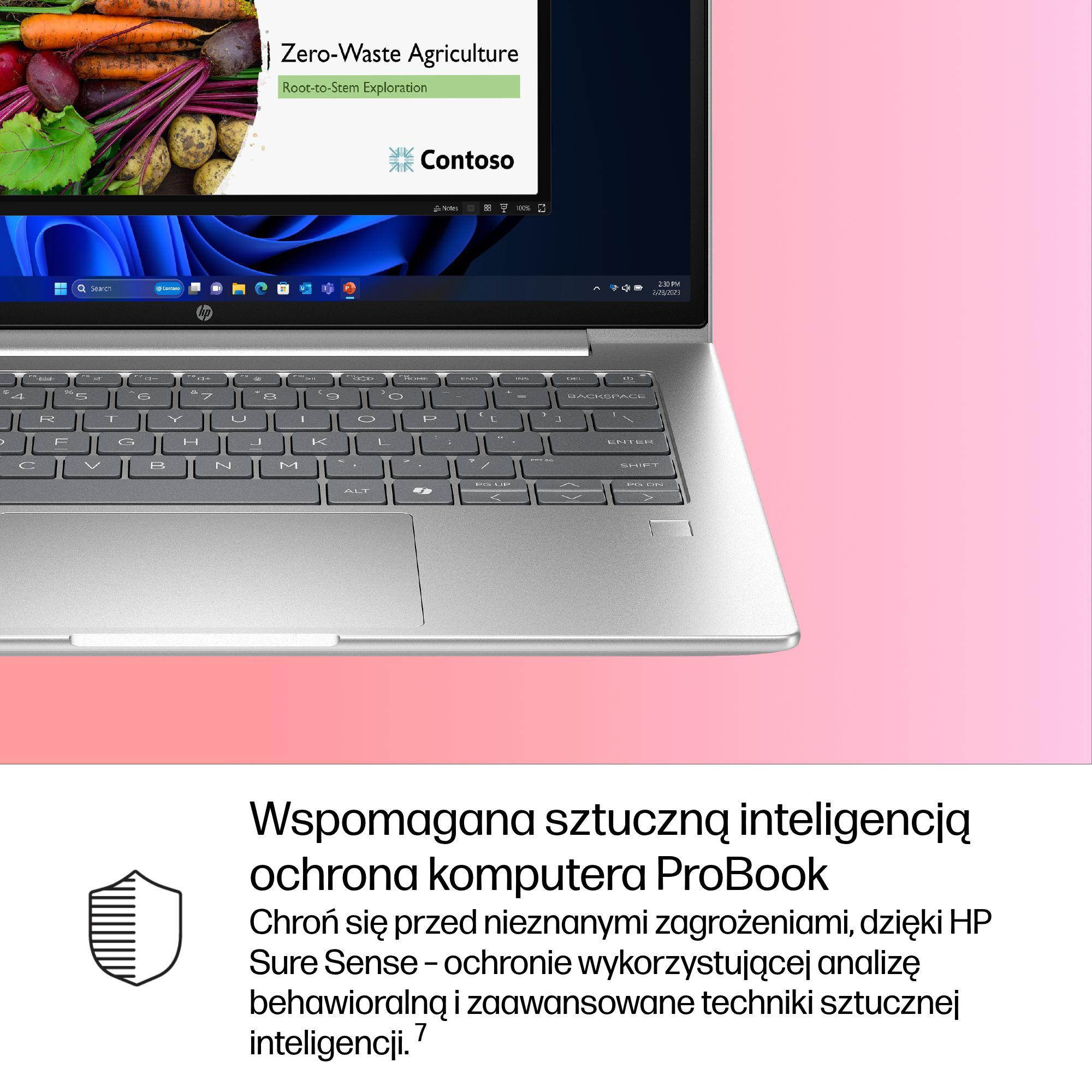 HP ProBook 4 G1i AI Intel Core Ultra 5 225U Laptop 35,6 cm (14") WUXGA 16 GB DDR5-SDRAM 512 GB SSD Wi-Fi 6E (802.11ax) Windows 11 Pro AI PC Srebrny - obrazek 5