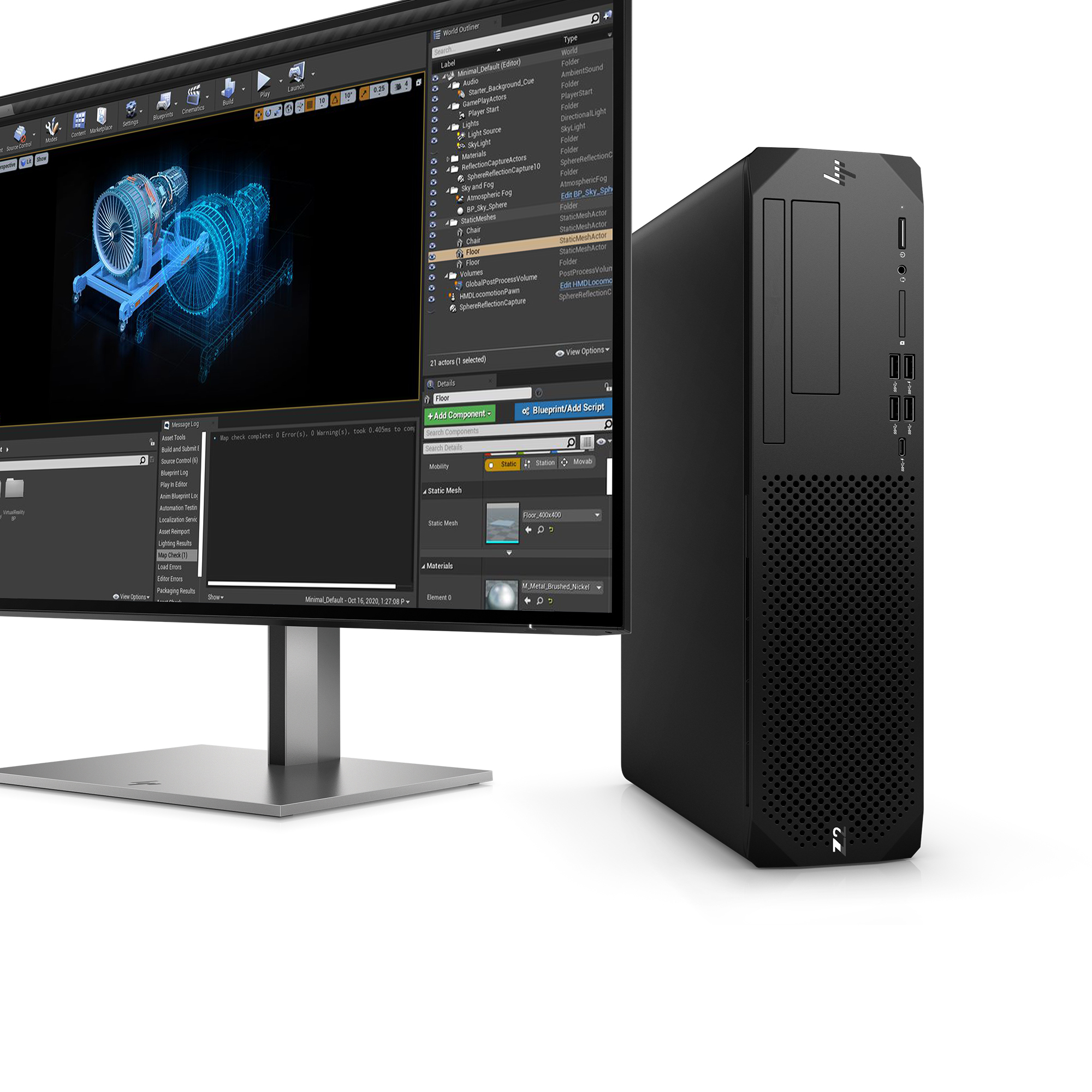 HP Z2 G9 Intel® Core™ i7 i7-14700K 32 GB DDR5-SDRAM 1 TB SSD Windows 11 Pro SFF Stanowisko AI Workstation Czarny - obrazek 5