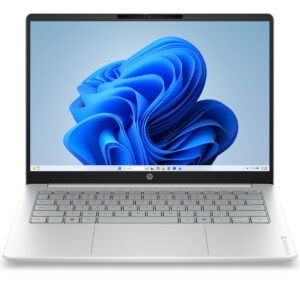 HP OmniBook 3 14-hu0013nwx Intel Core 5 120U Laptop 35,6 cm (14") 2K 16 GB DDR5-SDRAM 512 GB SSD Wi-Fi 6 (802.11ax) Windows 11 Home Szary, Srebrny