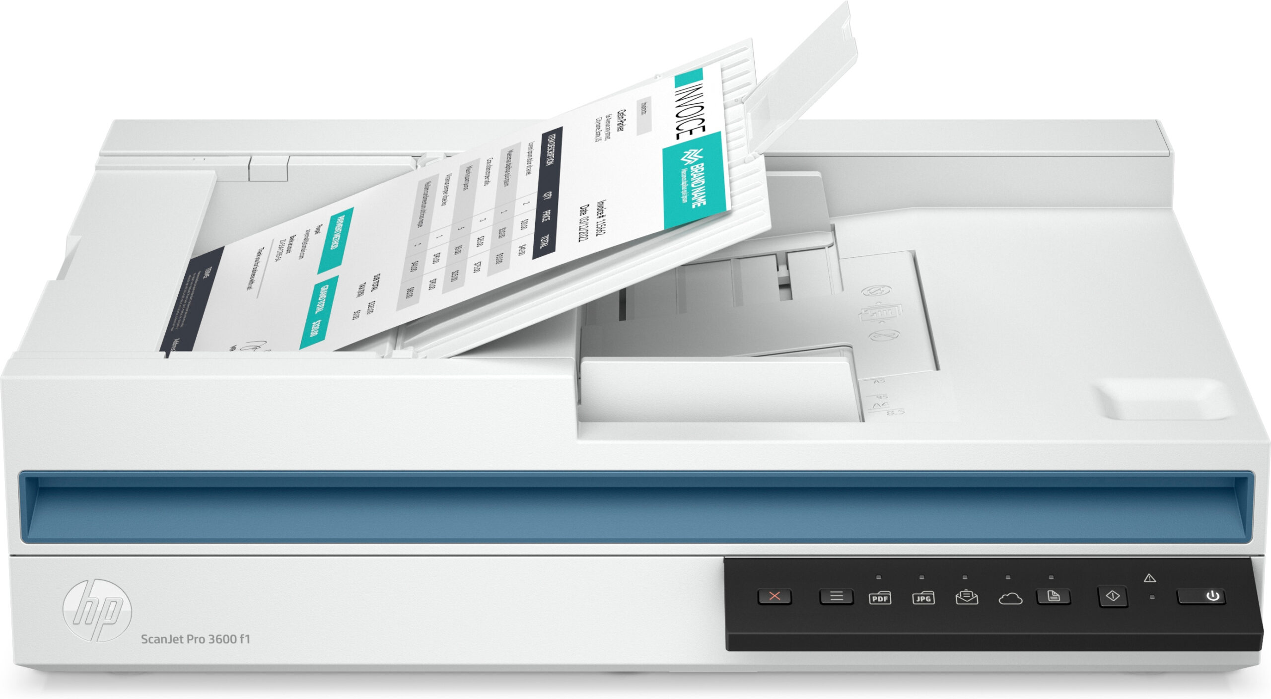 HP Scanjet Pro 3600 f1 Skaner płaskiej powierzchni i ADF 1200 x 1200 DPI A4 Biały - obrazek 2