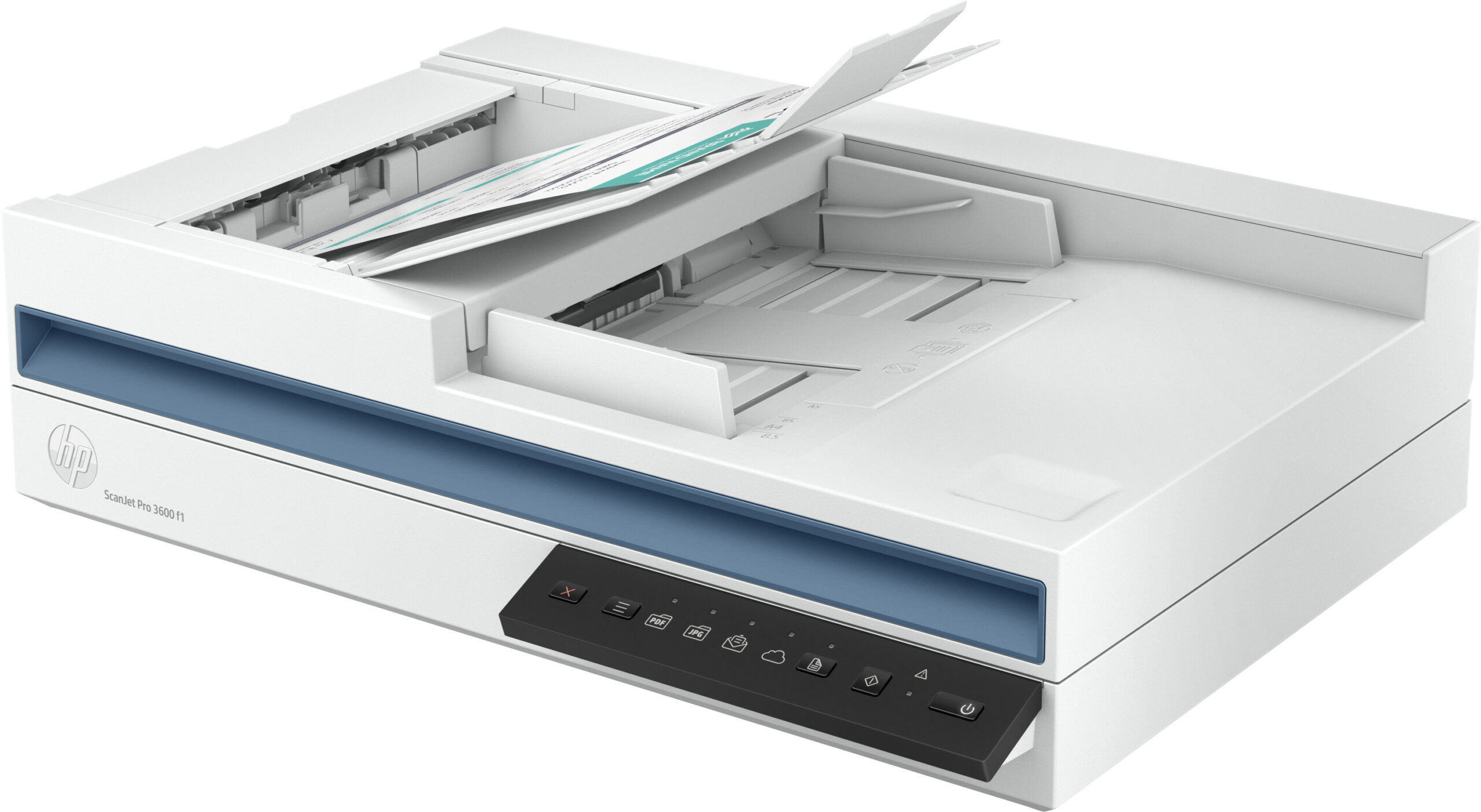 HP Scanjet Pro 3600 f1 Skaner płaskiej powierzchni i ADF 1200 x 1200 DPI A4 Biały - obrazek 4