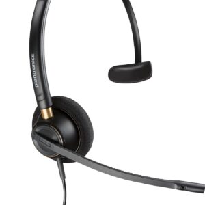 Poly EncorePro 510 Monaural Headset +Quick Disconnect EMEA - INTL English Loc  Euro plug