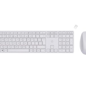 Zestaw bezprzewodowy myszy i klawiatury HP 650 - biały
