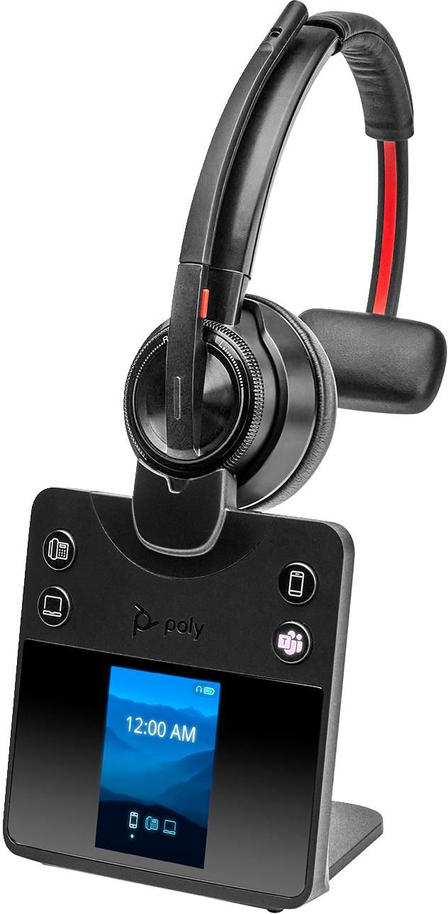 HP Poly Jednouszny zestaw słuchawkowy Poly Savi 8410 Office z certyfikatem Microsoft Teams DECT 1880–1900 MHz