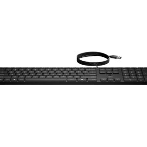 Klawiatura przewodowa HP 320K Wired Keyboard czarna