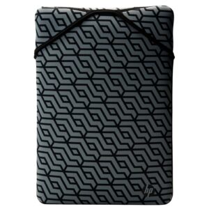 HP Reversible Protective  15.6-Inch Geo Laptop Sleeve  15.6" Sleeve Case Black, Gray