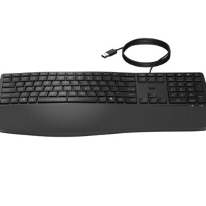 Klawiatura HP 480 Comfort przewodowa 100% (full-size) czarna