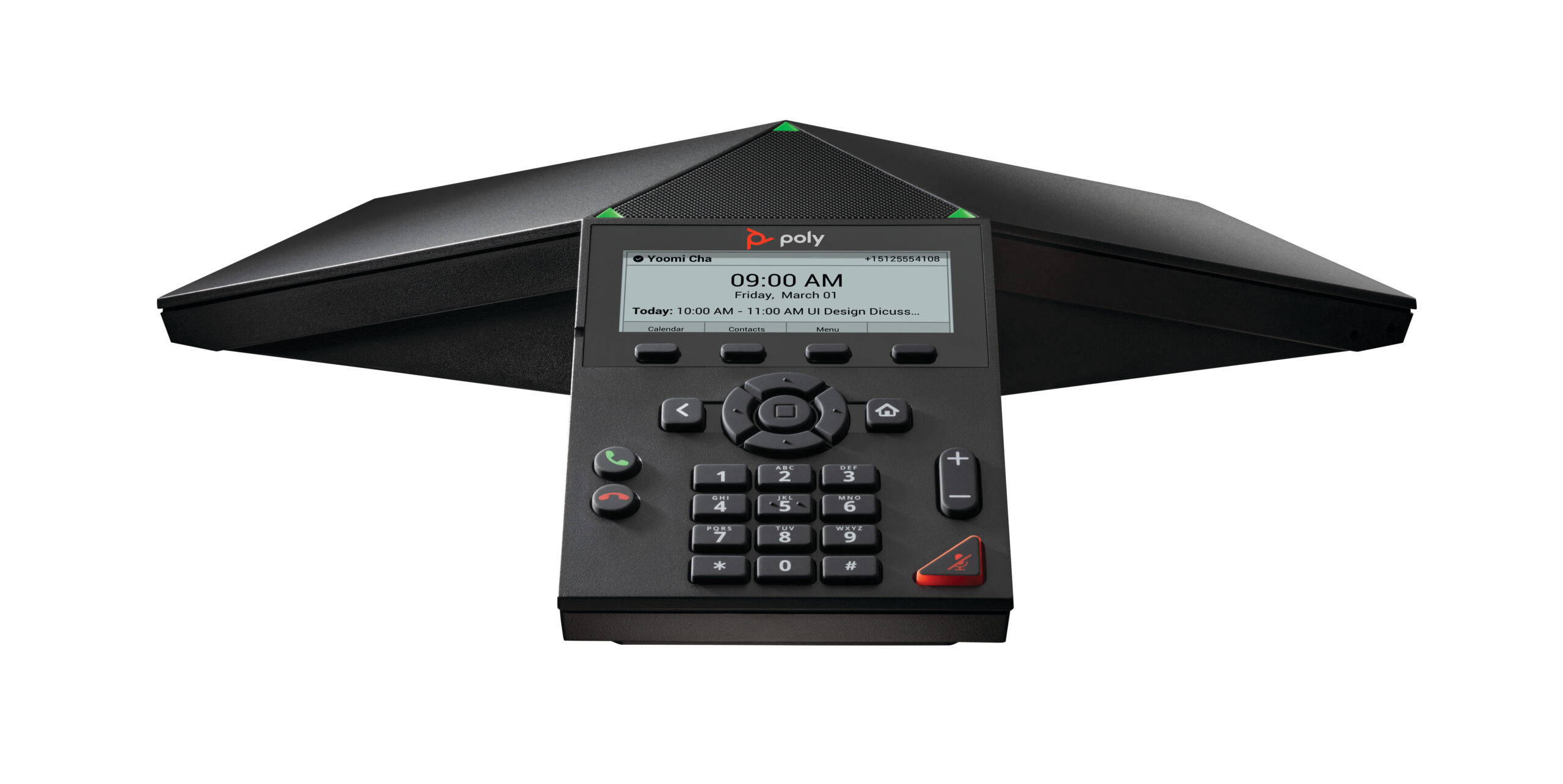 HP Poly Telefon konferencyjny IP Poly Trio 8300, obsługujący funkcję zasilania PoE, bez radia