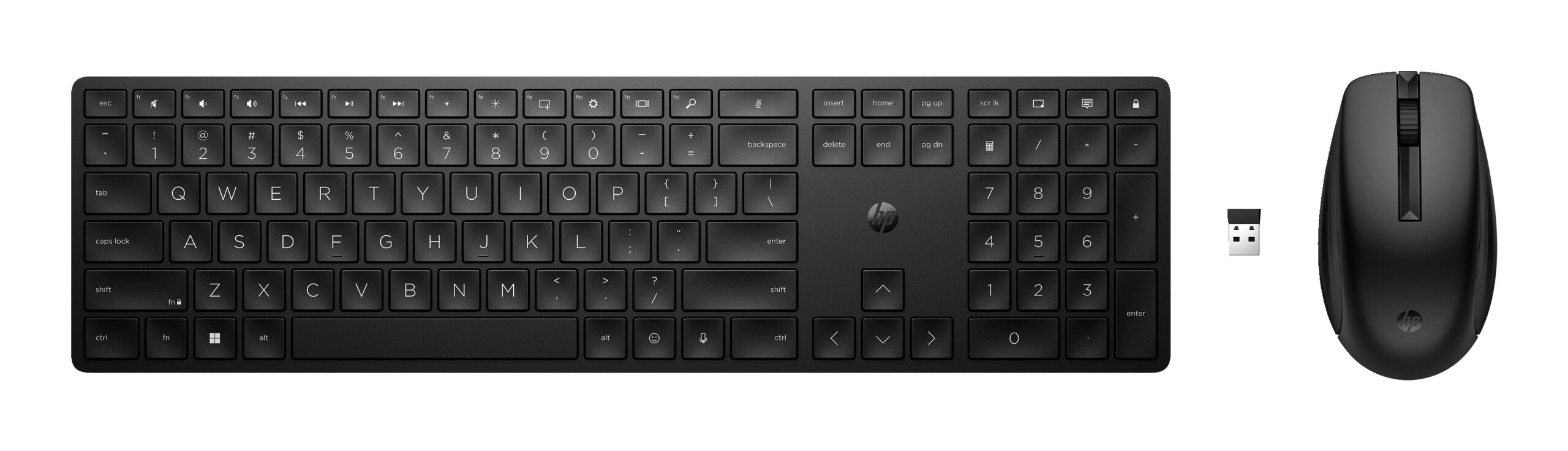 HP Zestaw bezprzewodowej klawiatury i myszy 655 (Black 10)