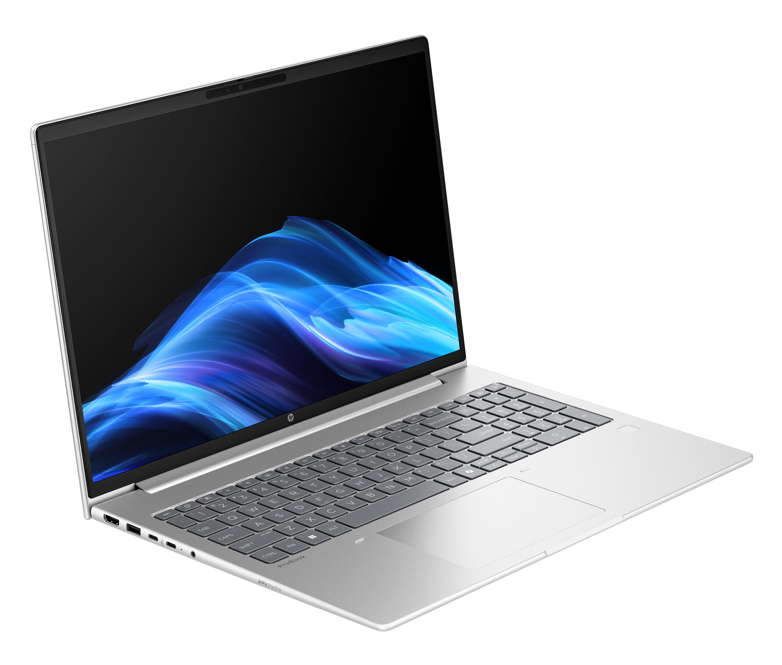 HP ProBook 4 G1a AI PC AMD Ryzen™ 7 250 Laptop 40,6 cm (16") WUXGA 24 GB DDR5-SDRAM 512 GB SSD Wi-Fi 6E (802.11ax) Windows 11 Pro Srebrny