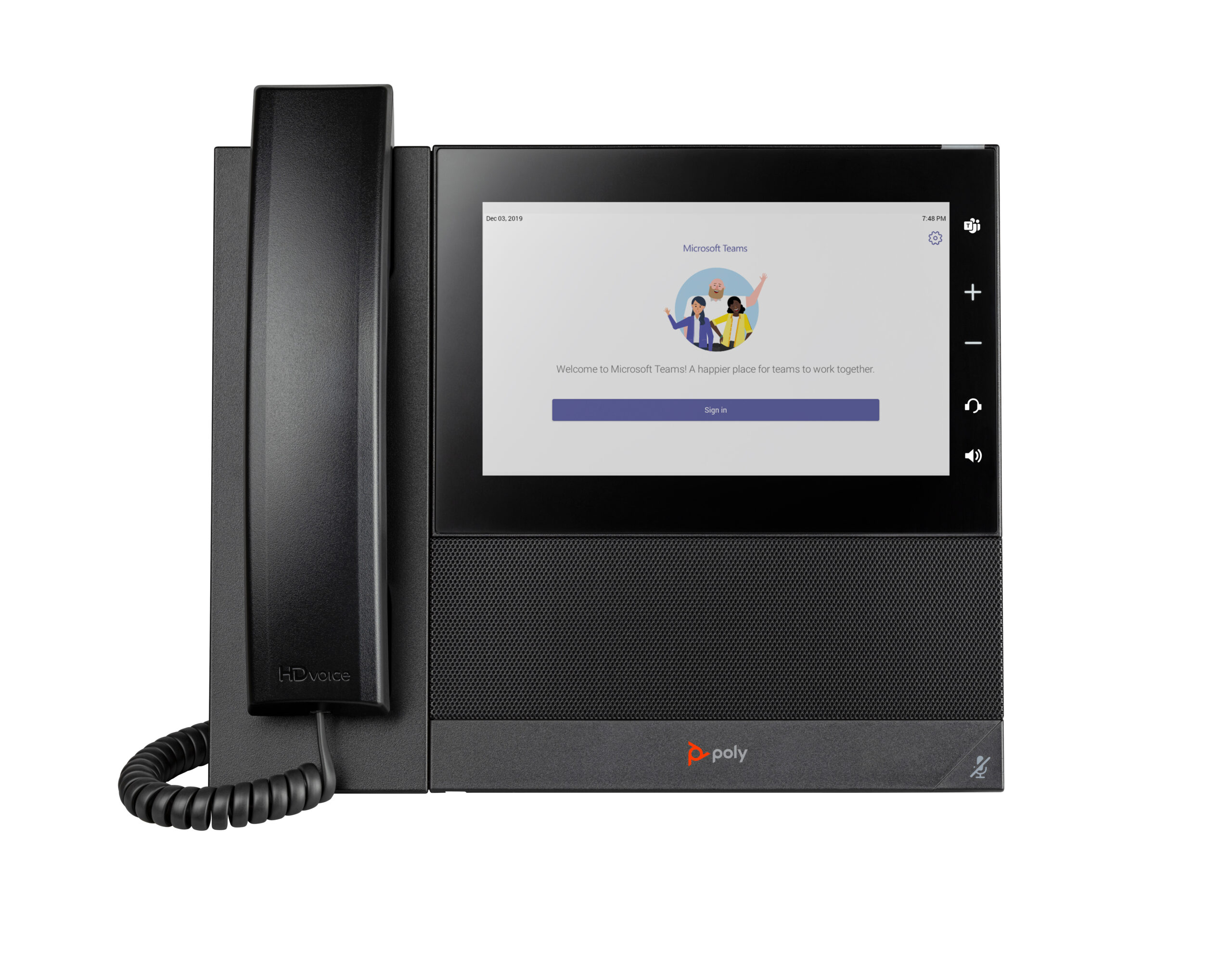 HP Poly Biznesowy telefon multimedialny Poly CCX 600 do aplikacji Microsoft Teams, z obsługą PoE