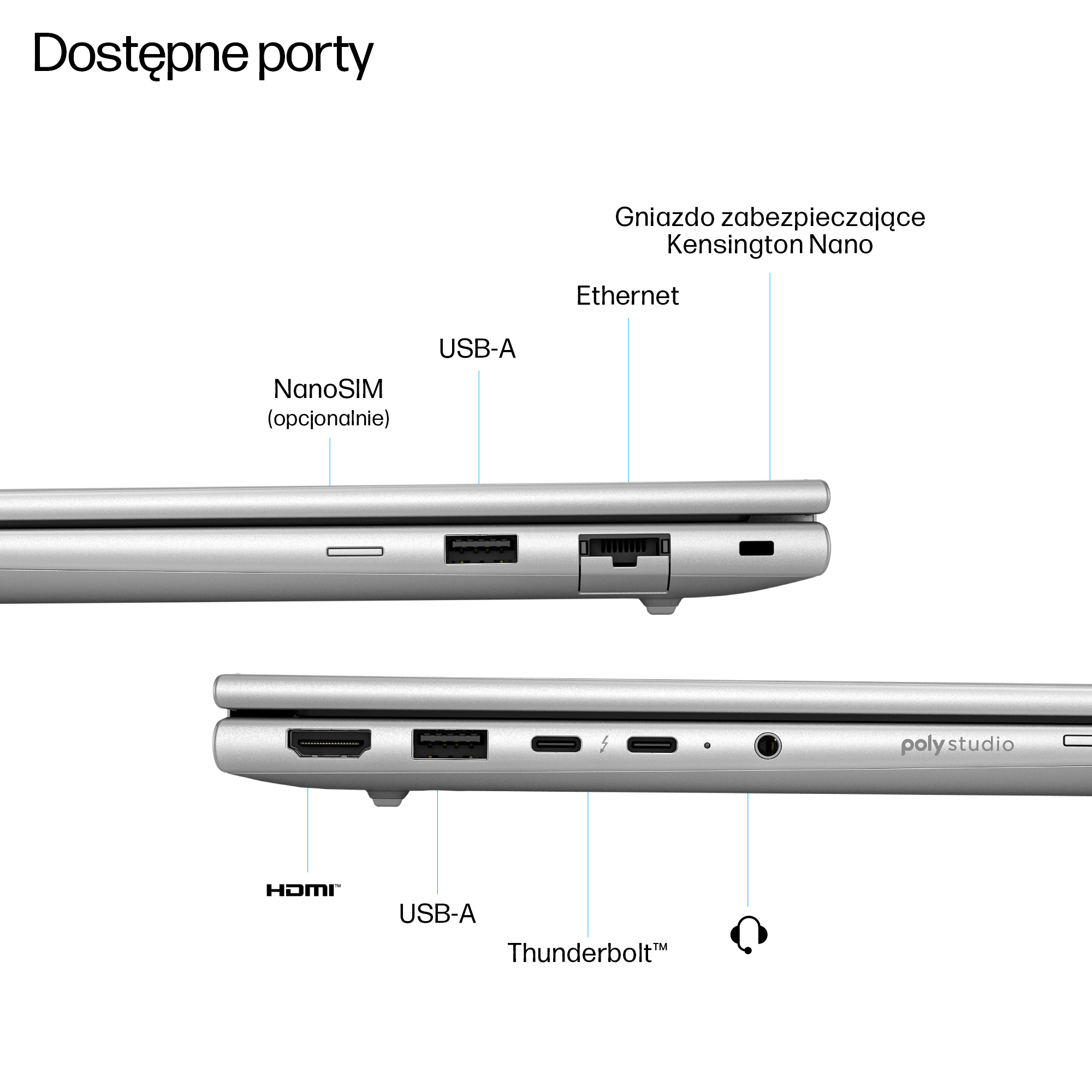 HP EliteBook 6 G1i AI PC Intel Core Ultra 5 225U Laptop 35,6 cm (14") WUXGA 24 GB DDR5-SDRAM 512 GB SSD Wi-Fi 6E (802.11ax) Windows 11 Pro Srebrny - obrazek 5