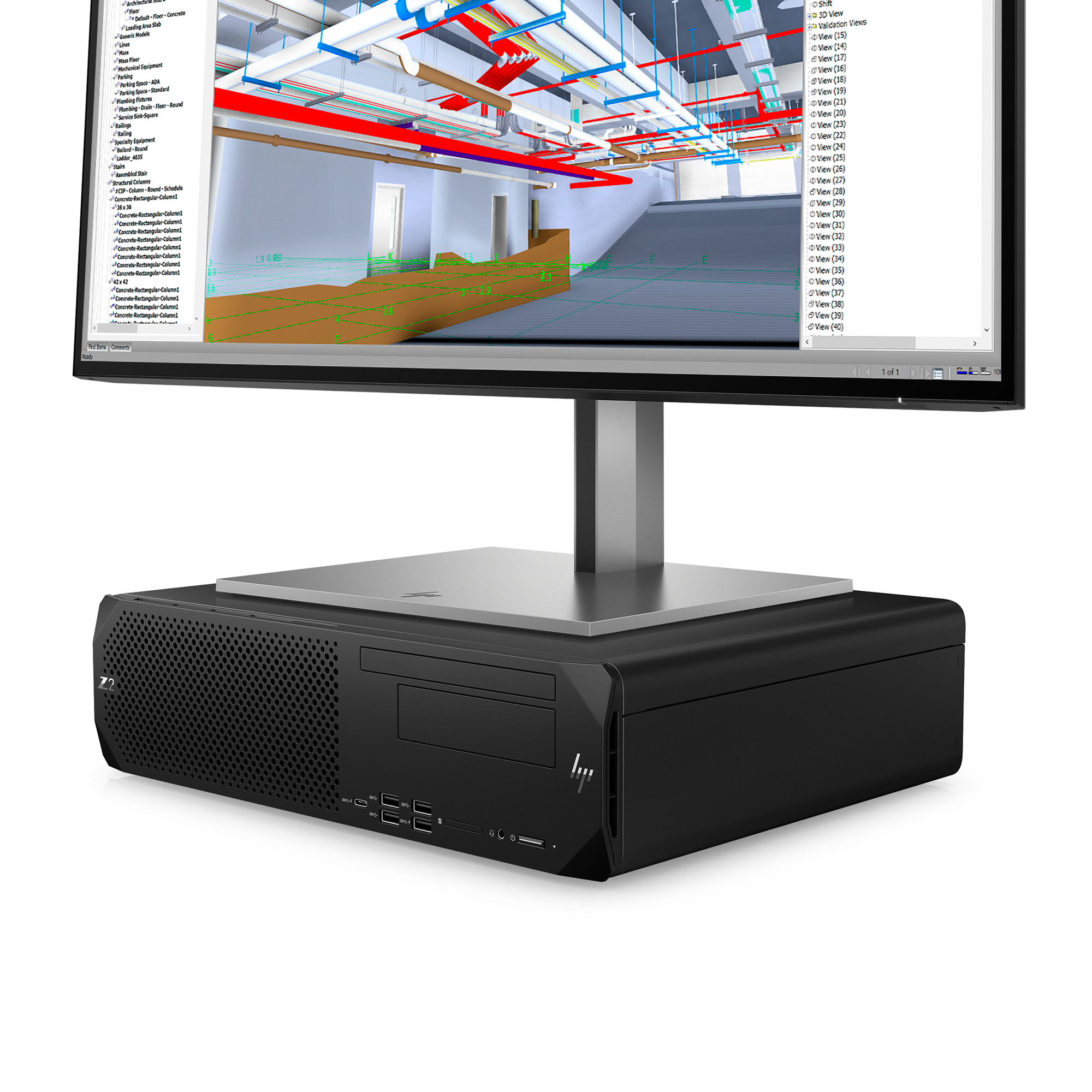 HP Z2 G9 Intel® Core™ i7 i7-14700K 32 GB DDR5-SDRAM 1 TB SSD Windows 11 Pro SFF Stanowisko AI Workstation Czarny - obrazek 4