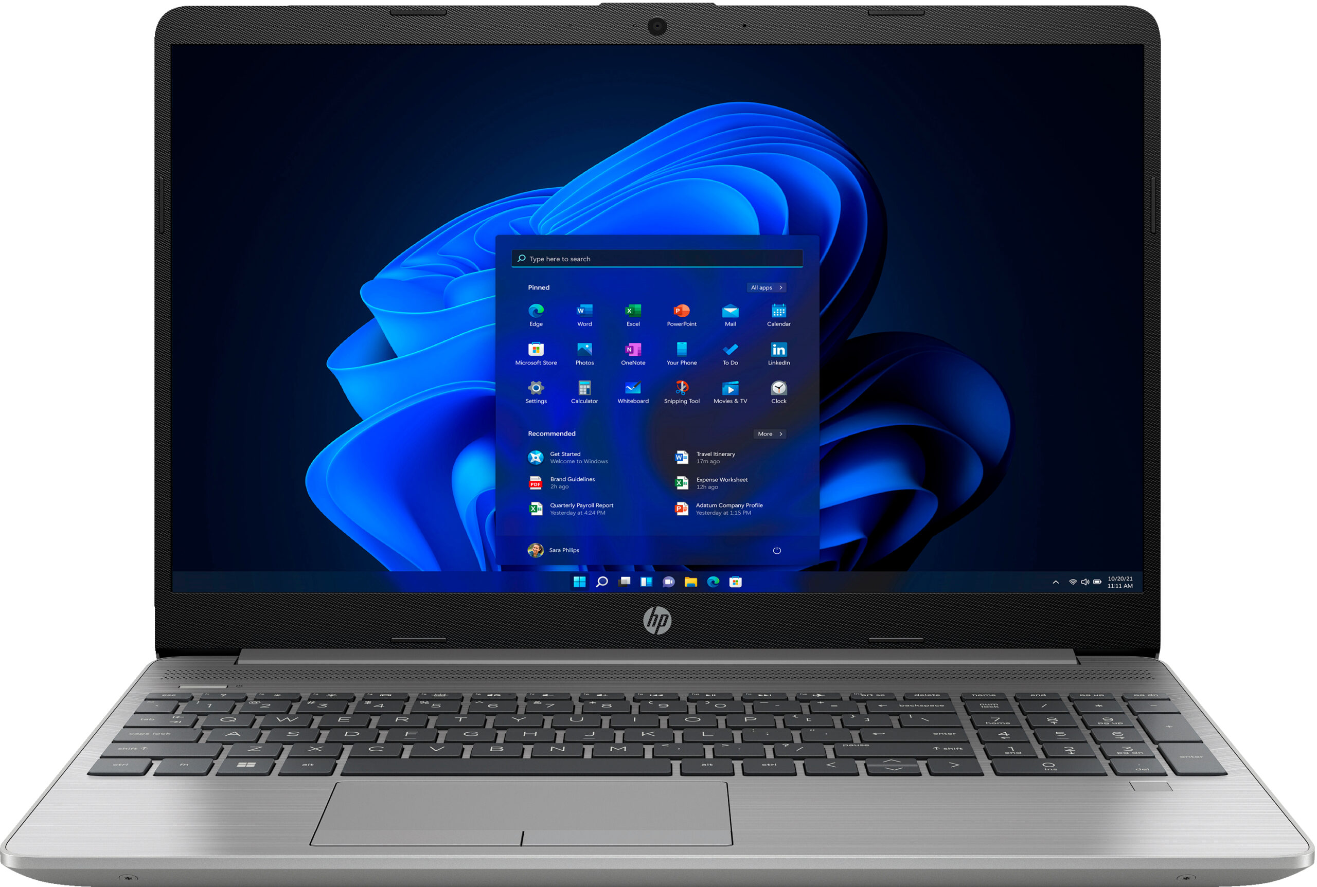 HP 250 G9 Intel® Core™ i5 i5-1235U Laptop 39,6 cm (15.6") Full HD 16 GB DDR4-SDRAM 512 GB SSD Wi-Fi 5 (802.11ac) Windows 11 Home Srebrny
