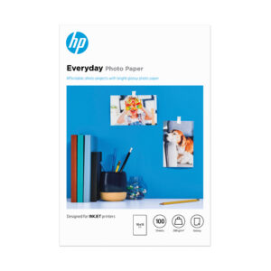 HP Papier fotograficzny Everyday, błyszczący, 200 g/m2, 10 × 15 cm (101 × 152 mm), 100 arkuszy