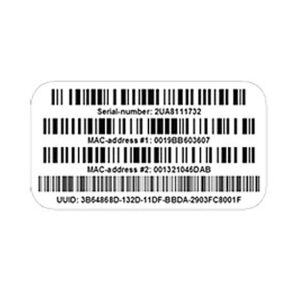 HP Packaging Tag SN+MAC1+MAC2+UUID Service