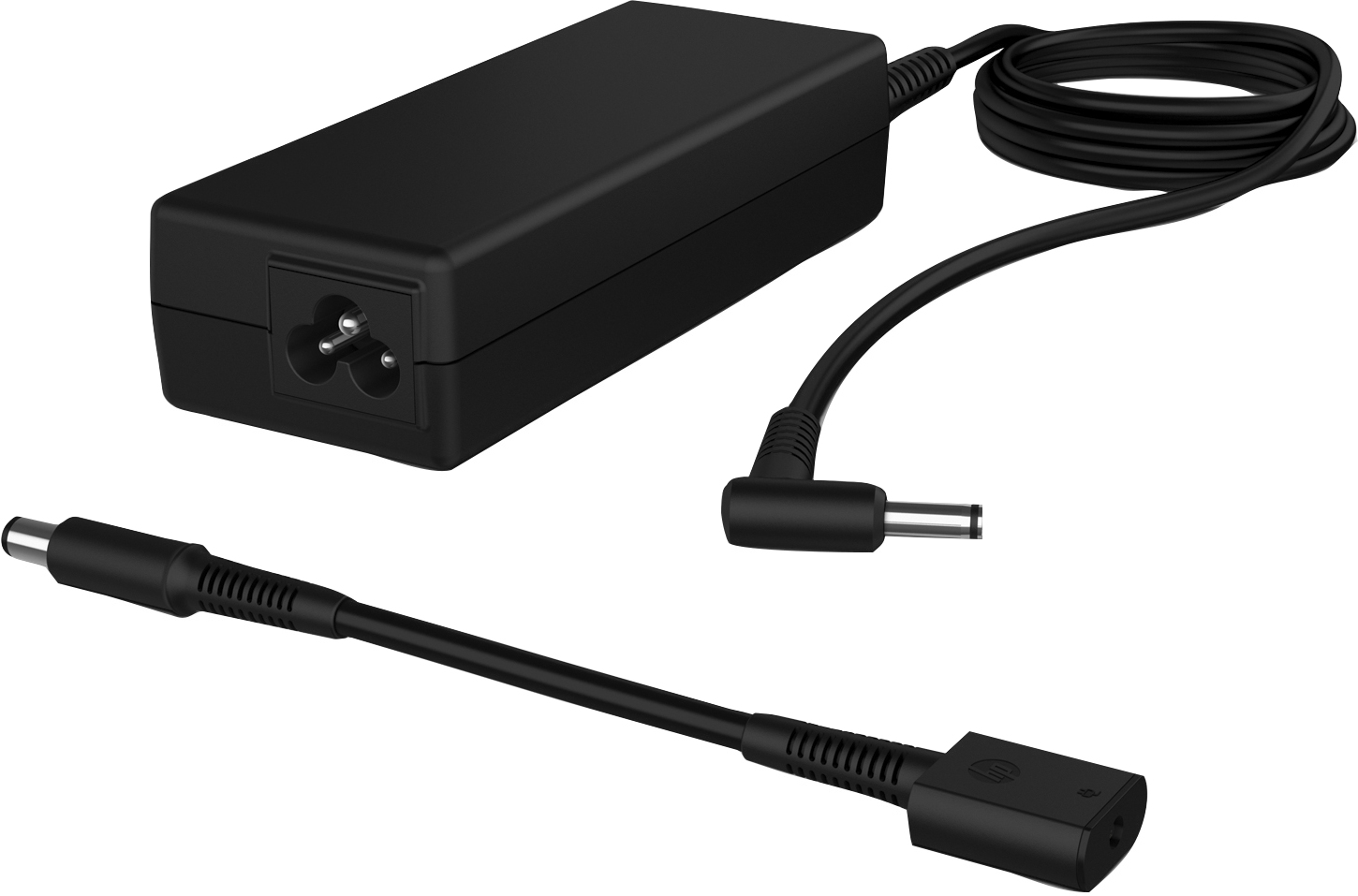 HP 90W Smart AC Adapter (4.5mm) **New Retail** w/ Dongle + Power Cord - obrazek 2
