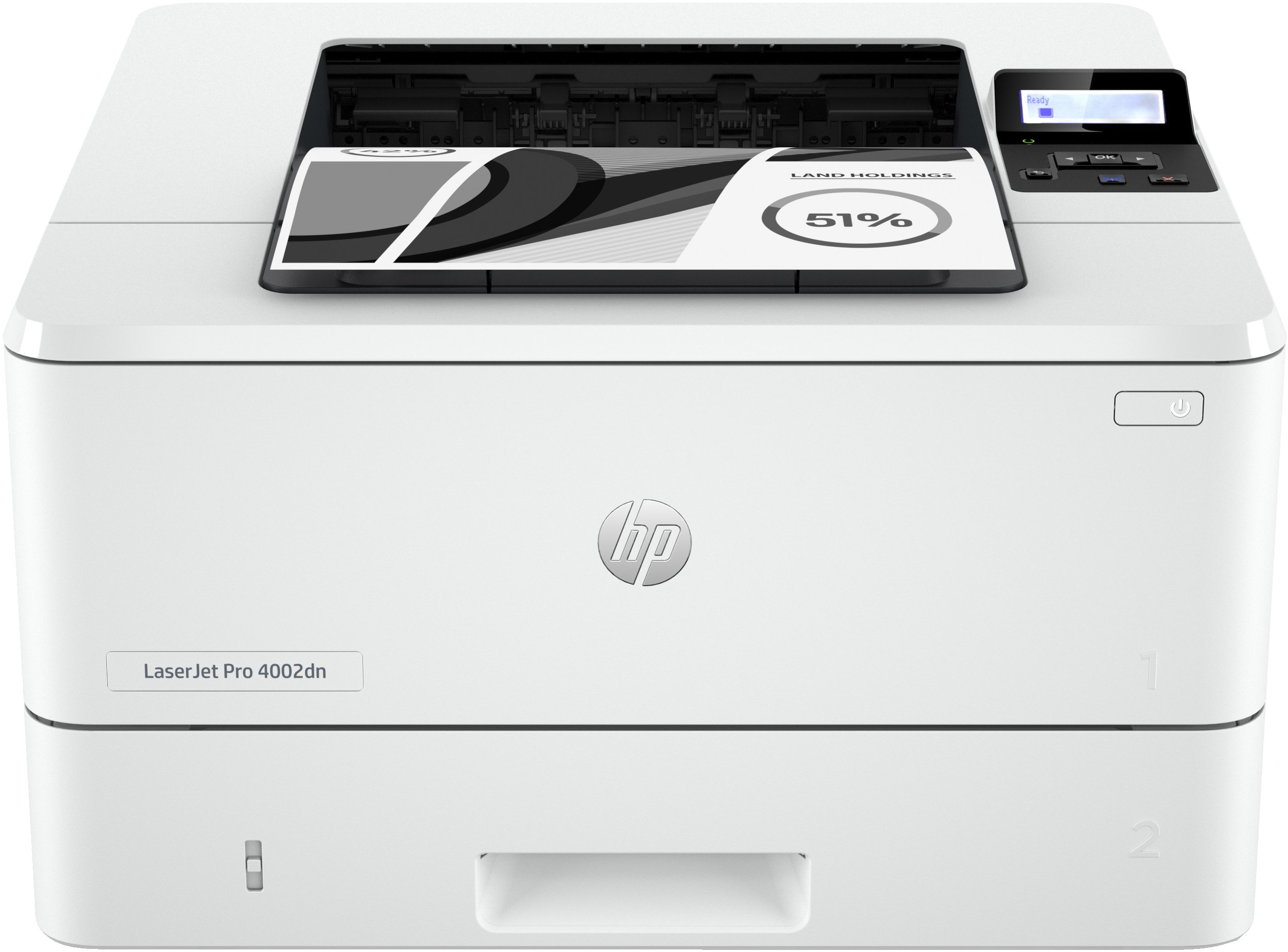 HP Laserjet Pro 4002Dn Printer, Print, Two-Sided Printing Fast First Page Out Speeds Energy Efficient Compact Size Strong Security