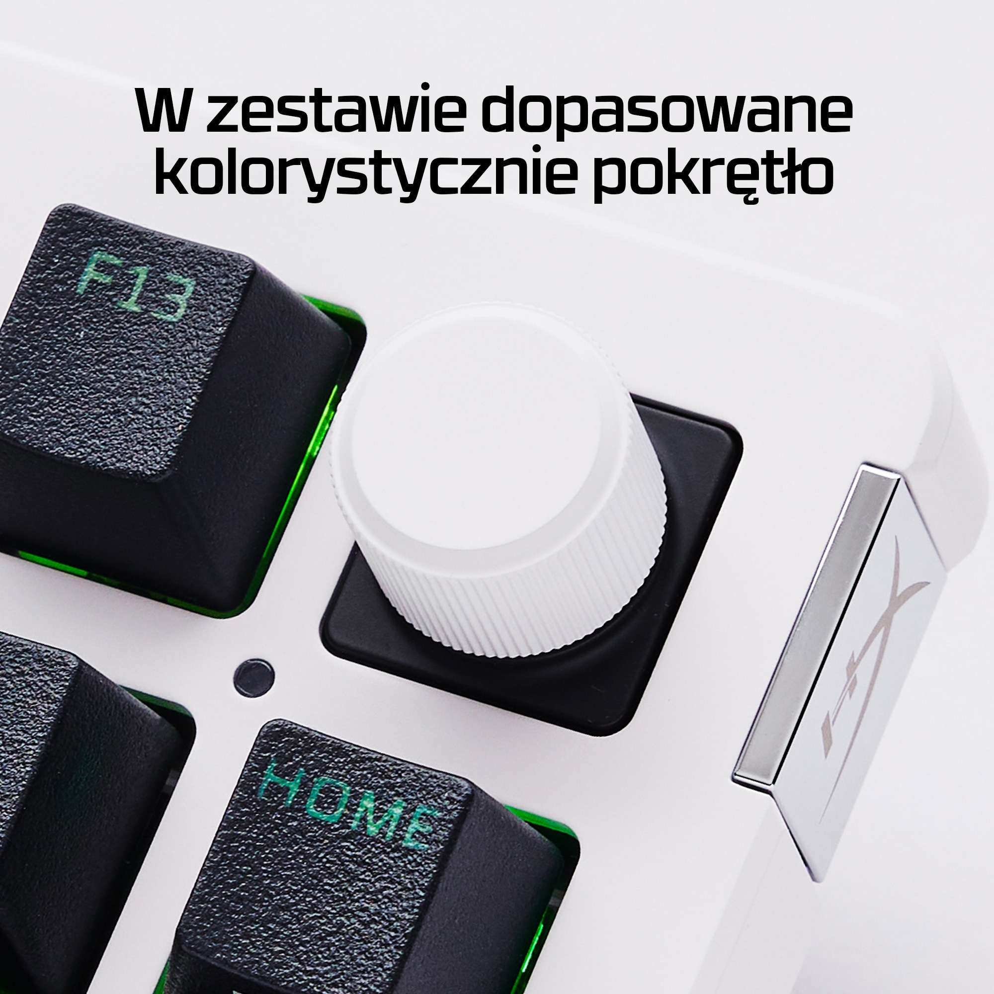 Płyta górna HyperX Alloy Rise – biała - obrazek 4