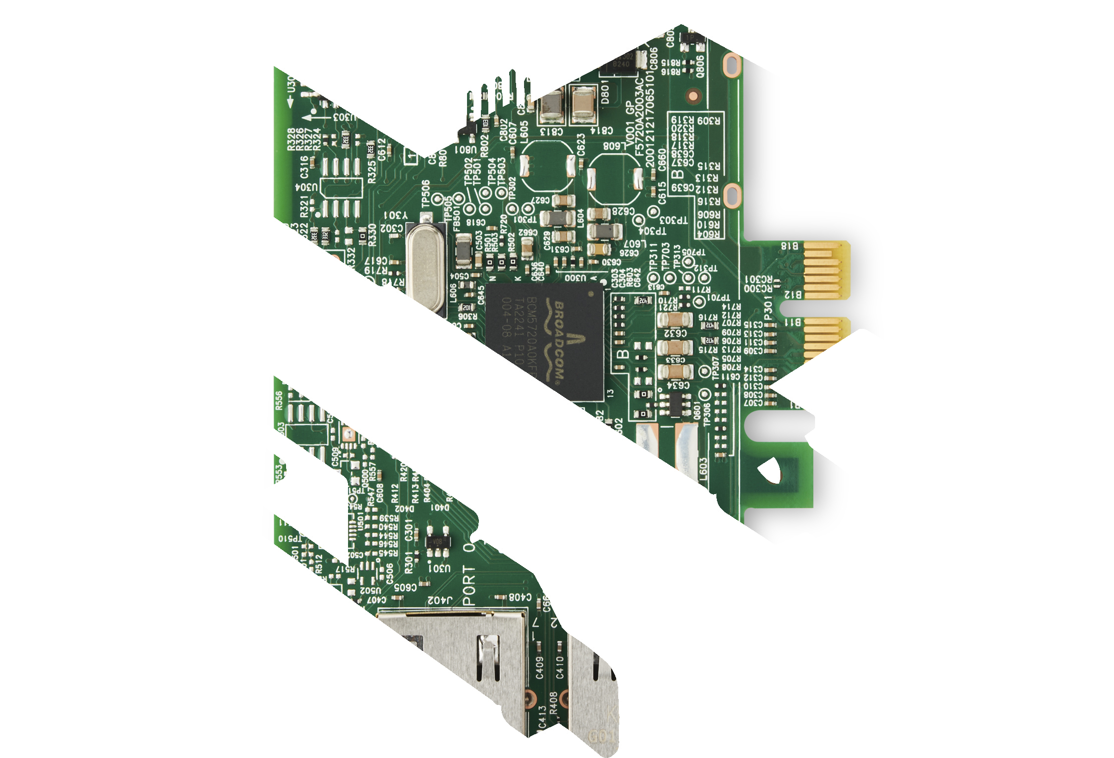 HP Broadcom 5720 1GbE RJ45 PCIe Ethernet Network adapter