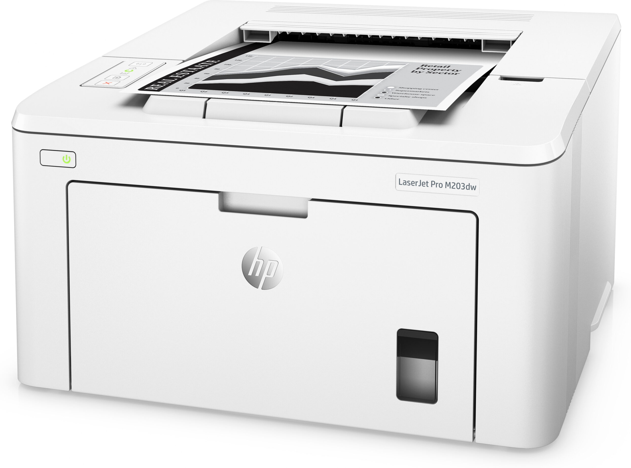 HP LaserJet Pro Drukarka M203dw, Czerń i biel, Drukarka do Dom i biuro domowe, Drukowanie, Drukowanie dwustronne - obrazek 2