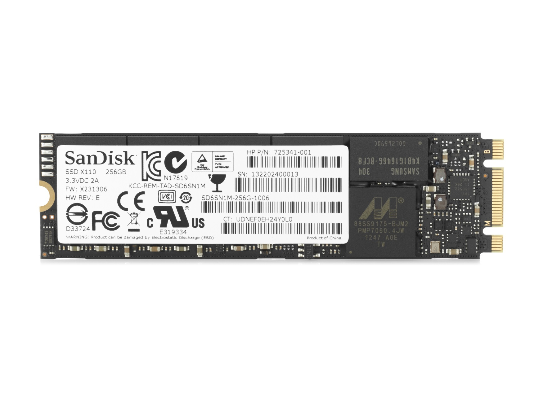 HP Napęd SSD 256 GB TLC PCIe 3x4 NVMe M.2 - obrazek 2
