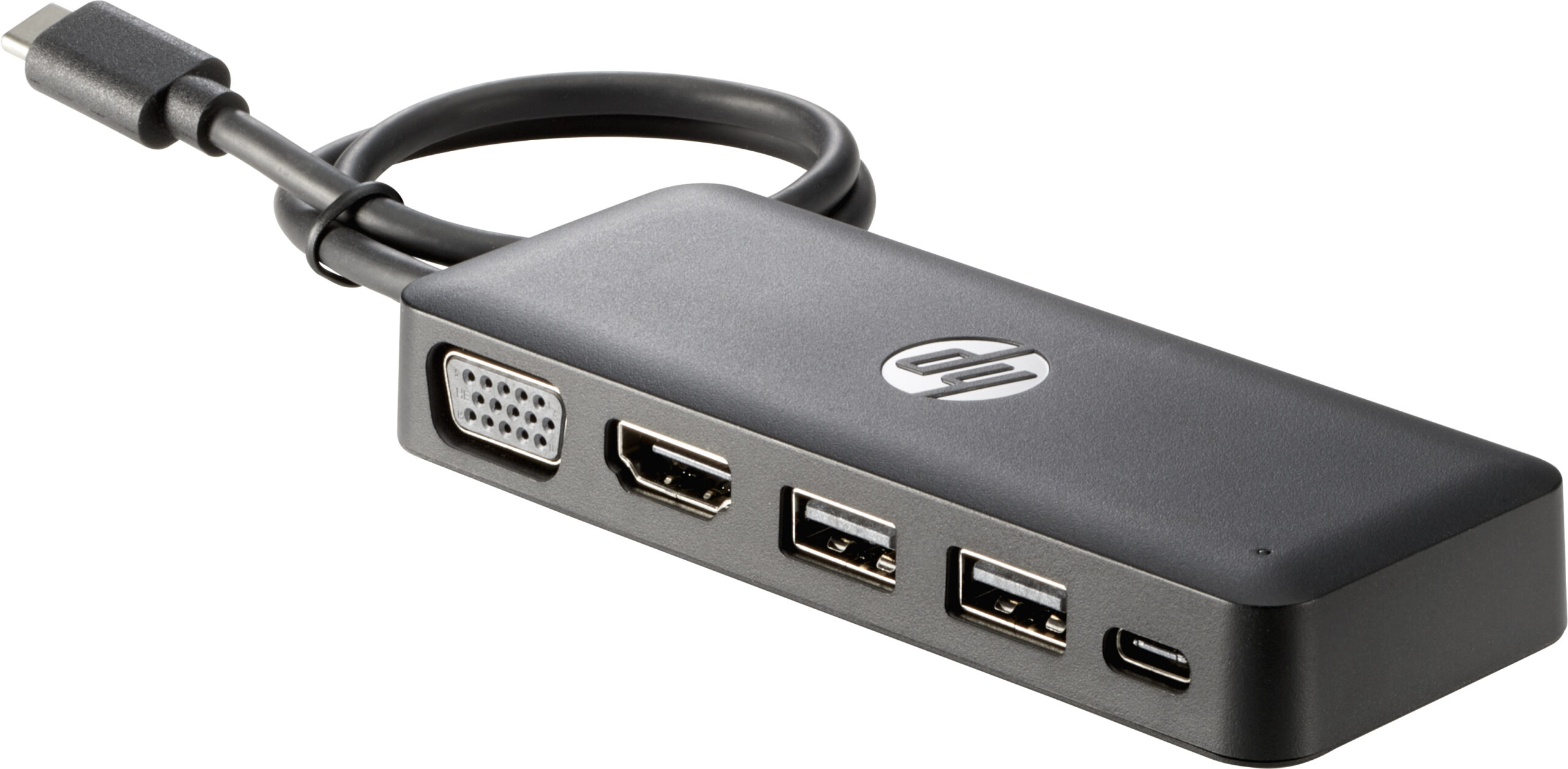 HP USB-C Travel HUB USB 3.2 Gen 1 (3.1 Gen 1) Type-C Czarny - obrazek 2