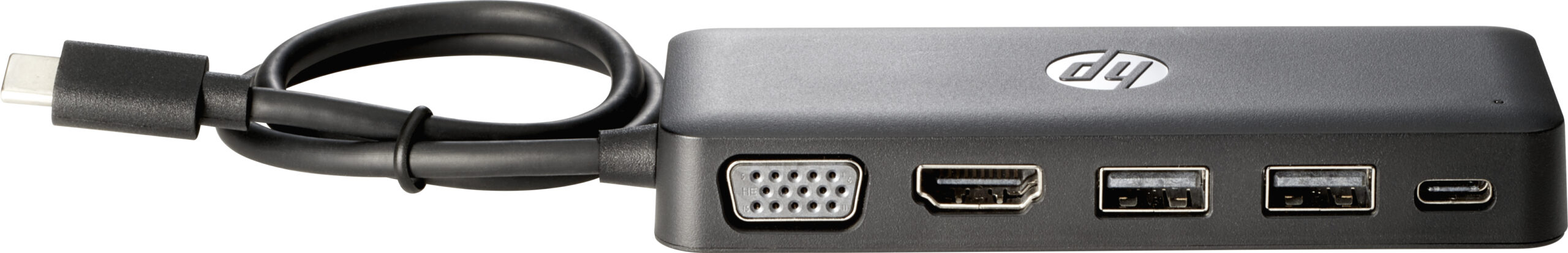 HP USB-C Travel HUB USB 3.2 Gen 1 (3.1 Gen 1) Type-C Czarny