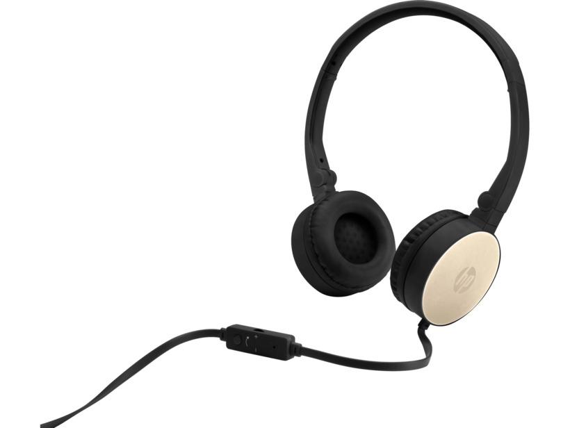 HP Zestaw słuchawkowy stereo H2800 (czarny / Silk Gold)