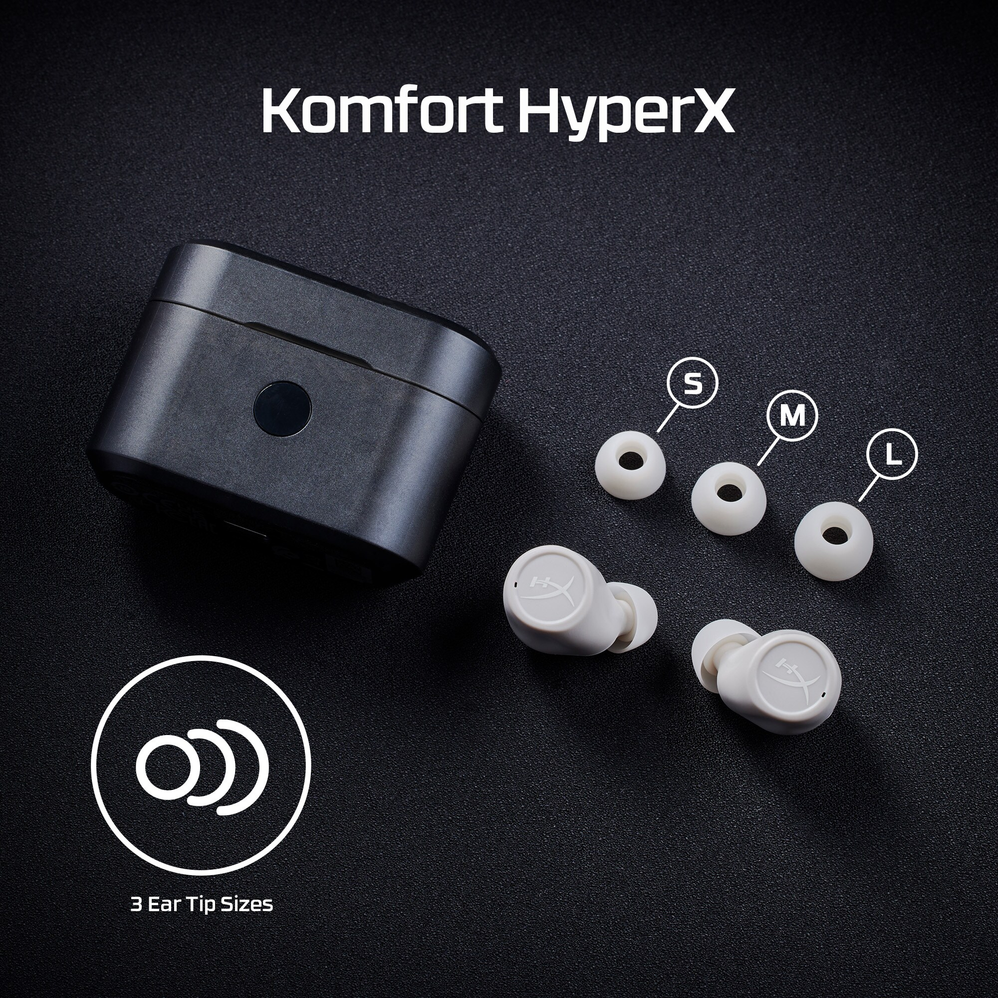 Słuchawki douszne HyperX Cirro Buds Pro Blue - obrazek 3