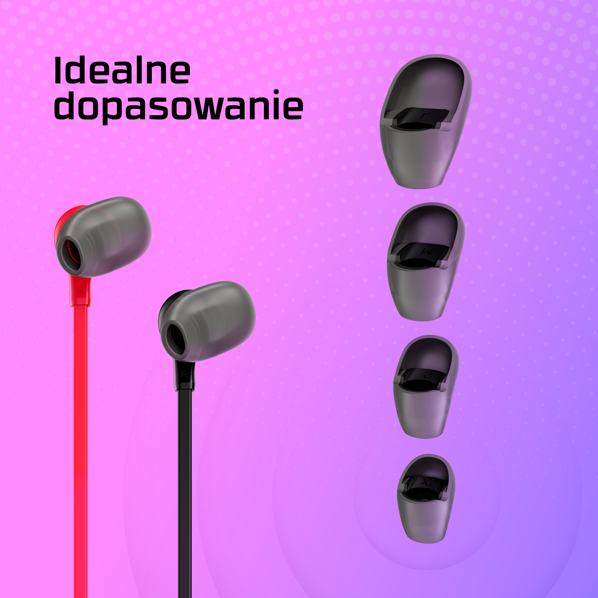 Słuchawki HyperX Cloud Earbuds II CZERWONE - obrazek 5