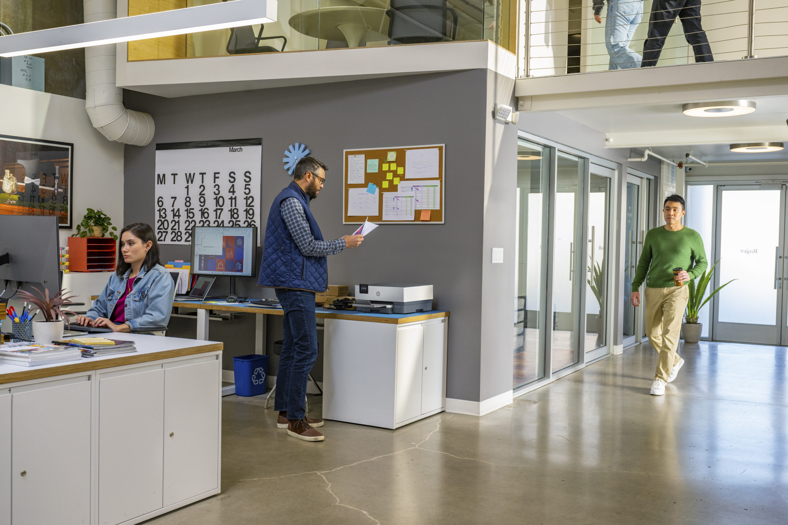 HP OfficeJet Pro 9117b Bezprzewodowe W kolorze Drukarka, Drukowanie dwustronne - obrazek 5