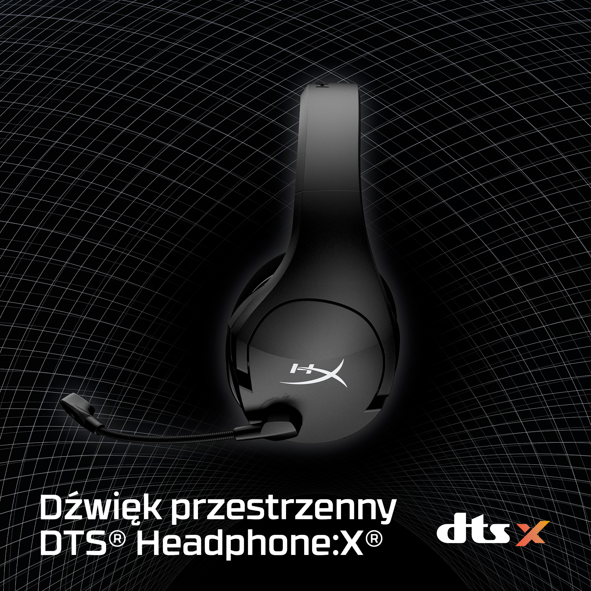 HyperX Cloud Stinger Core – bezprzewodowy zestaw słuchawkowy do gier + 7.1 (czarny) - obrazek 4